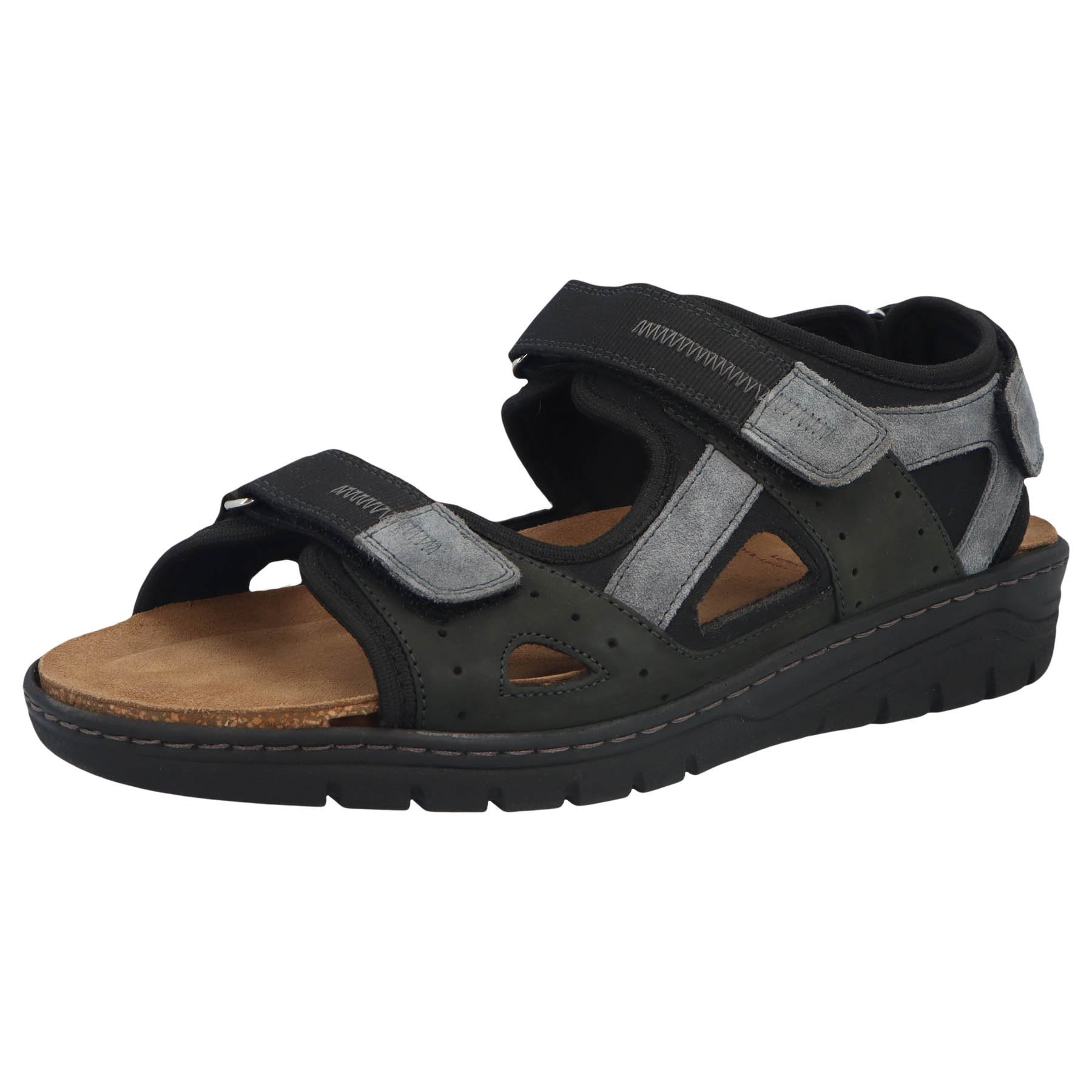 schwarze sandale 3-4 ansicht