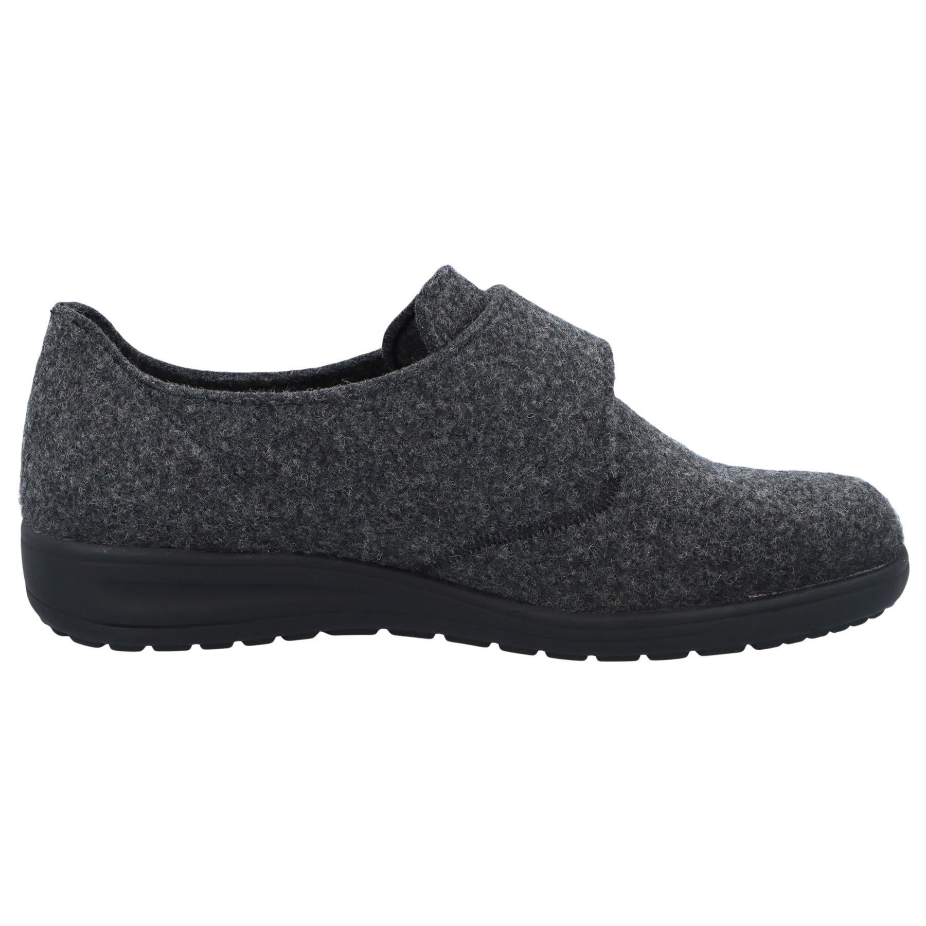 graue slipper seitenansicht rechts