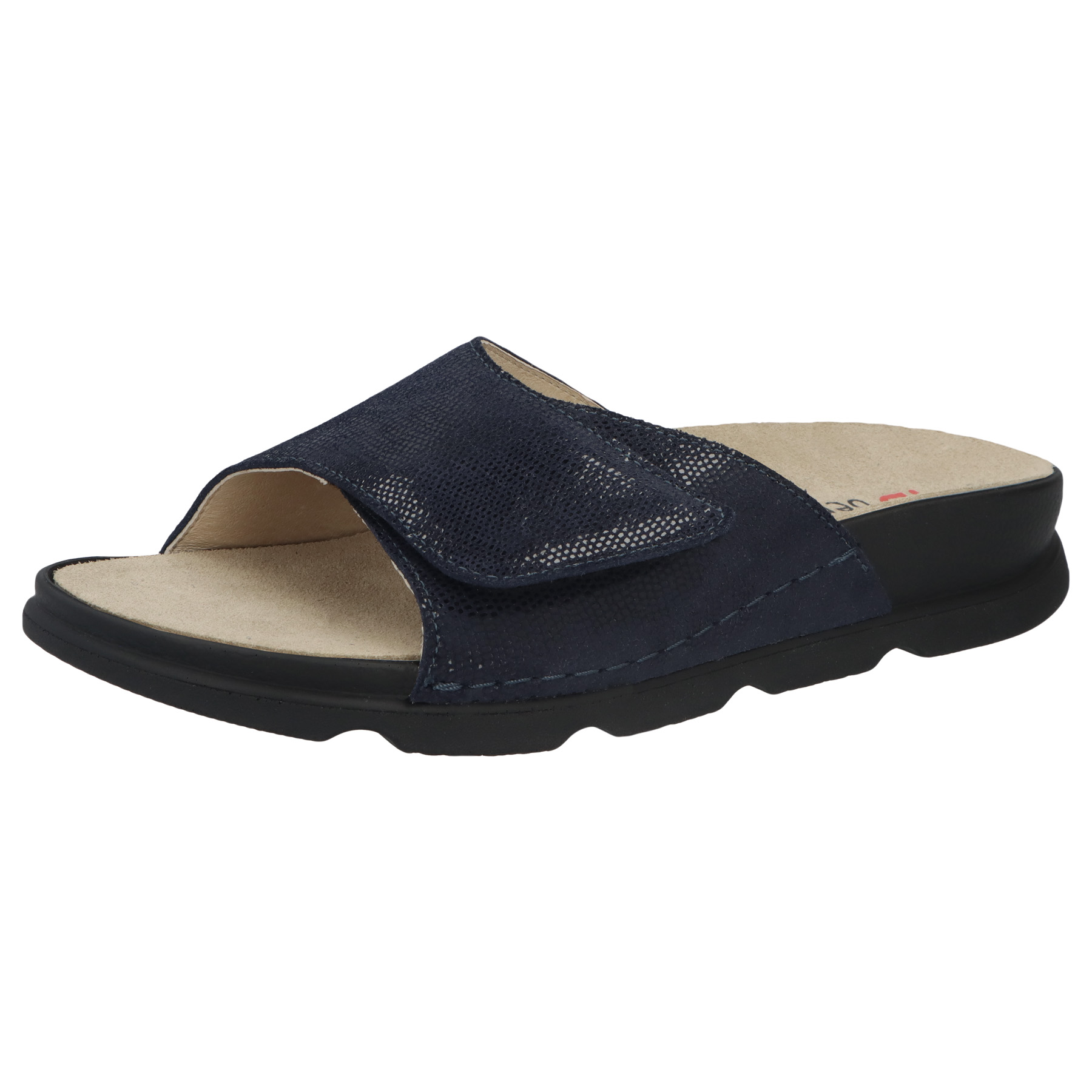tiefblau Leder