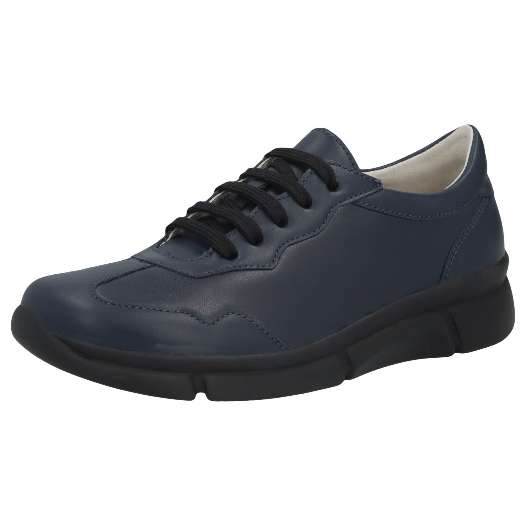 blaue halbschuh 3-4 ansicht