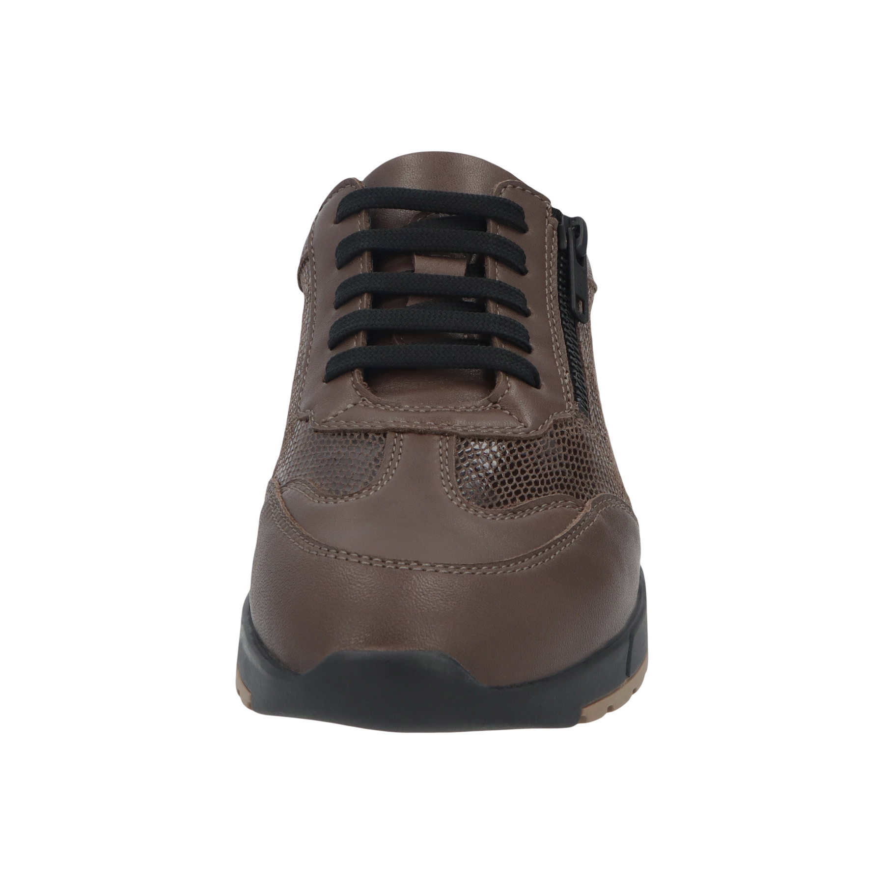 braune halbschuh vorderansicht