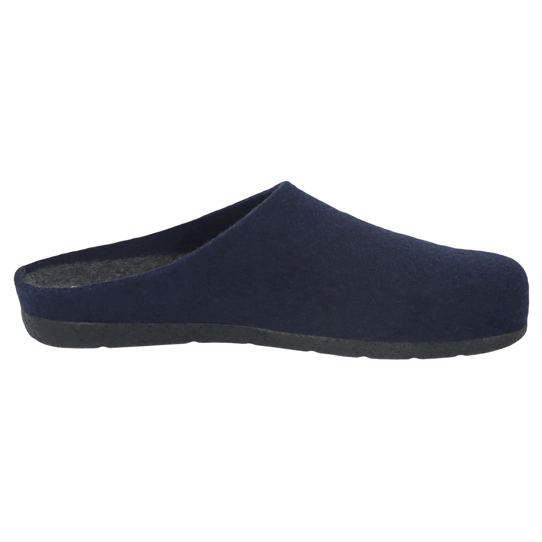 blaue hausschuhe seitenansicht rechts