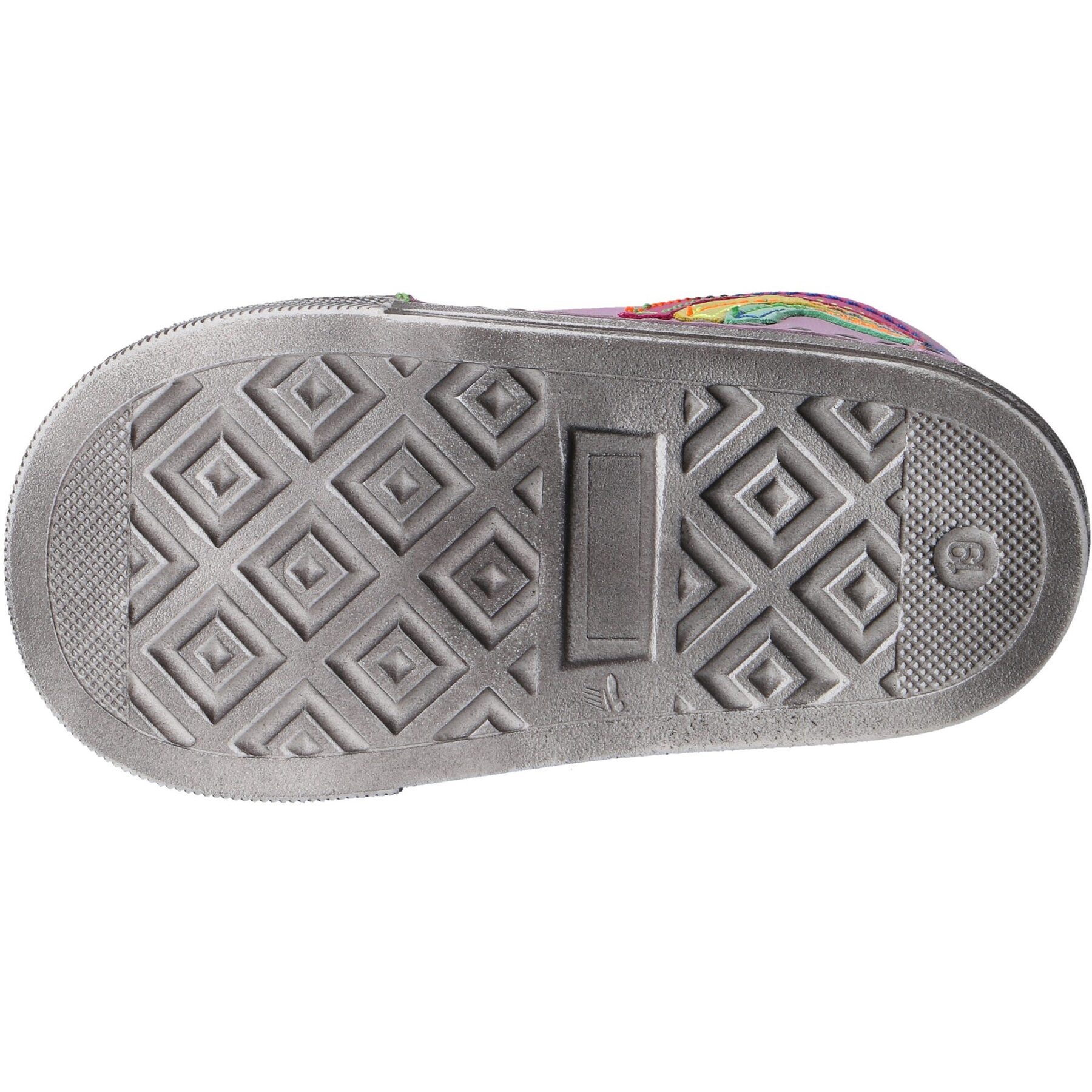 rote lauflernschuhe sohlenansicht