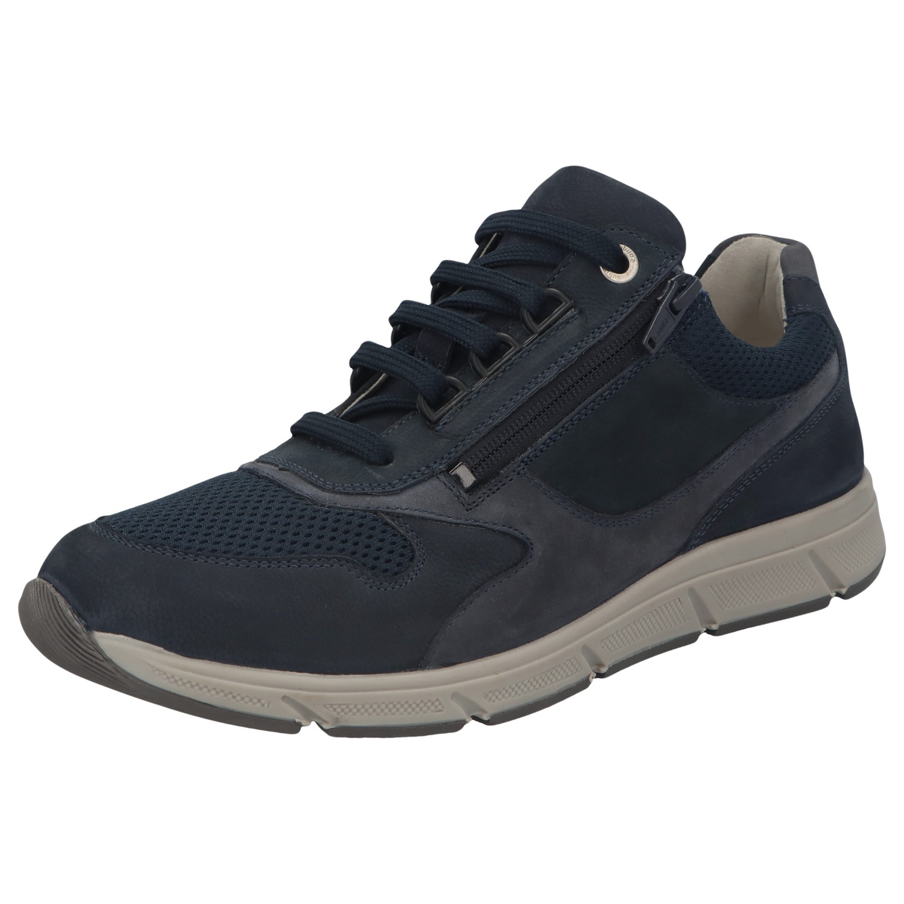 blaue halbschuh 3-4 ansicht
