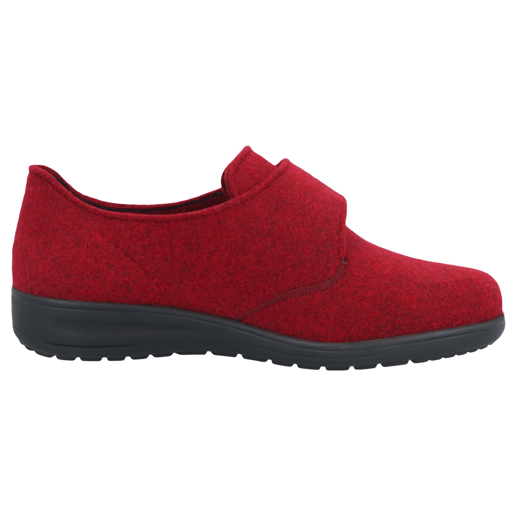 rote slipper seitenansicht rechts