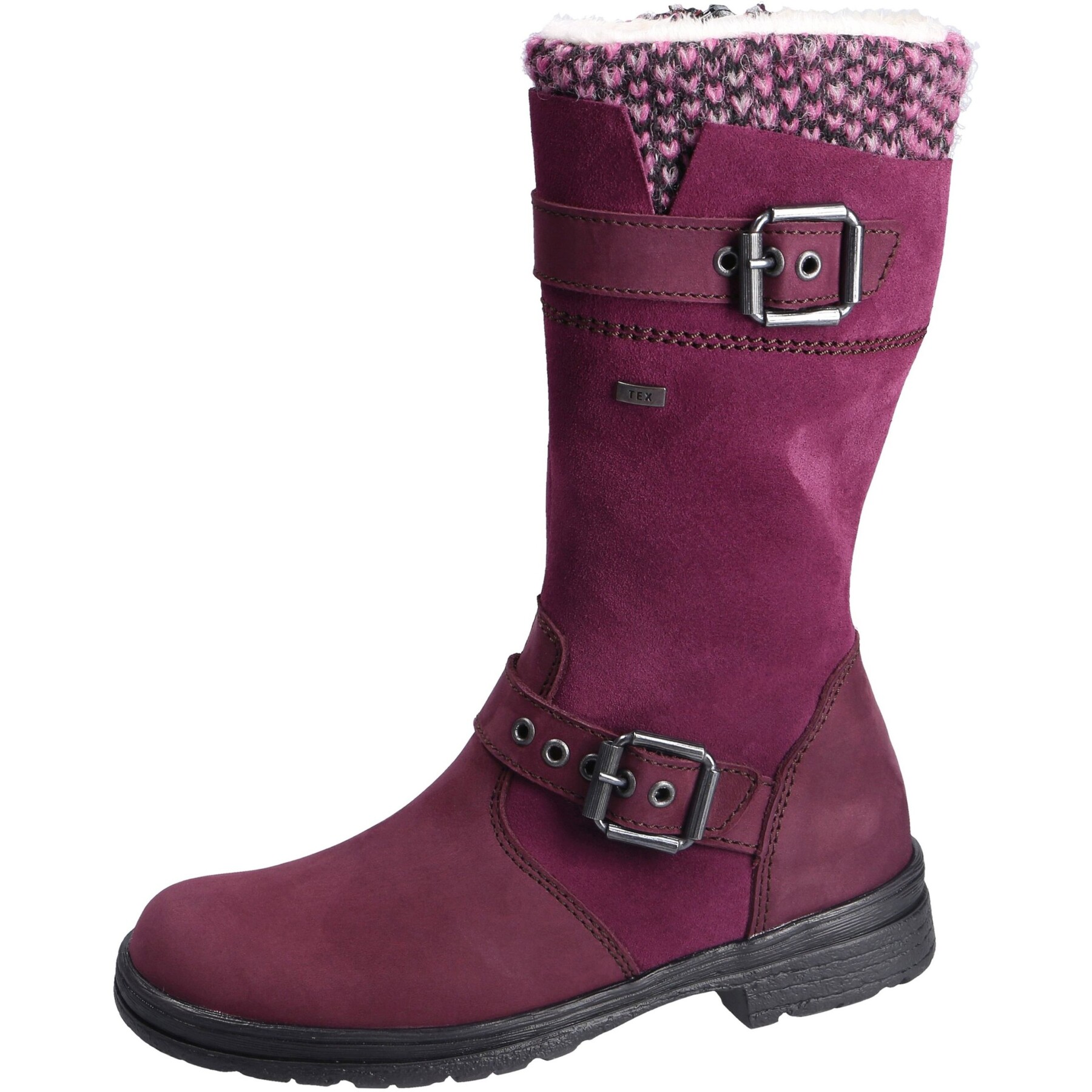 rote stiefel 3-4 ansicht