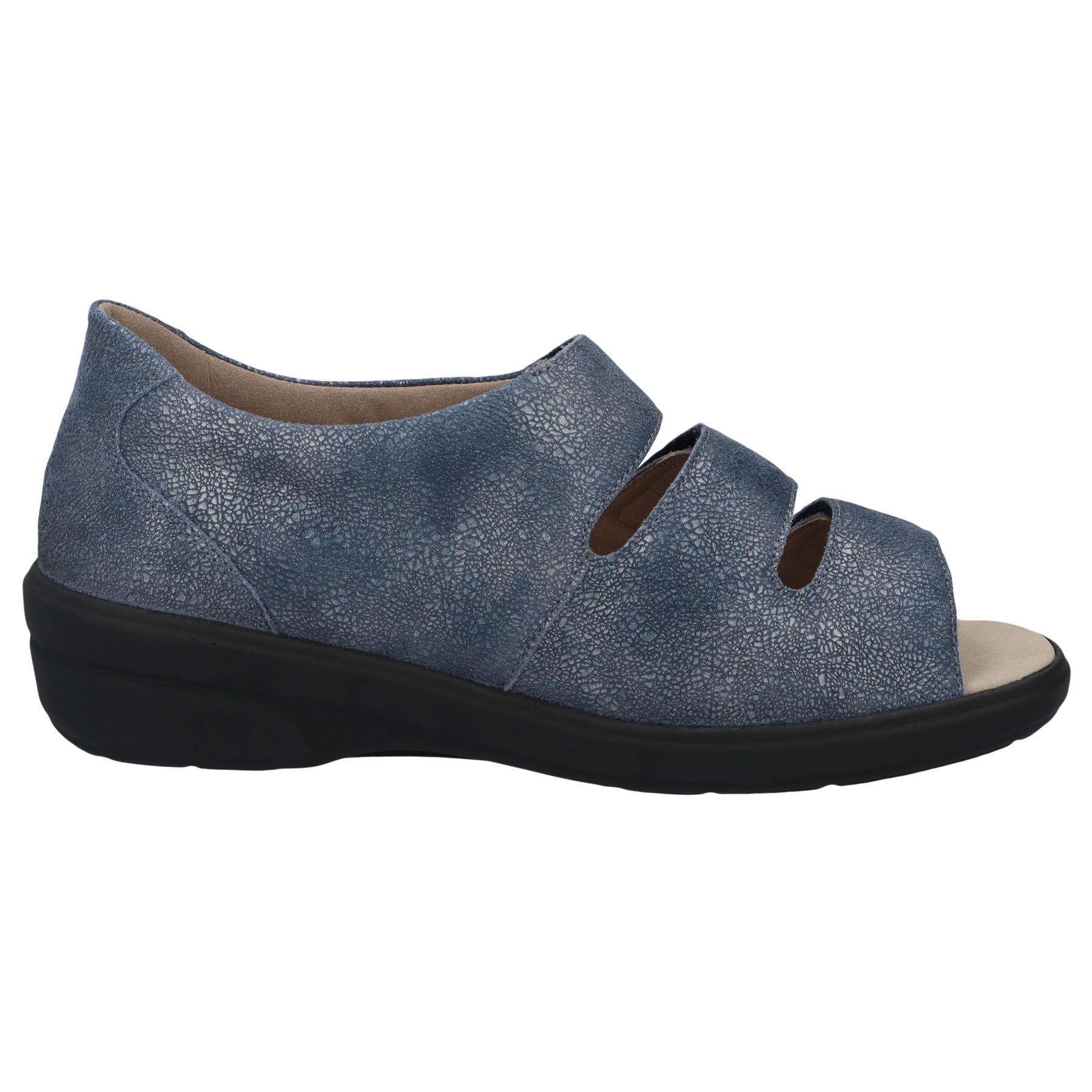 blaue sandale seitenansicht rechts