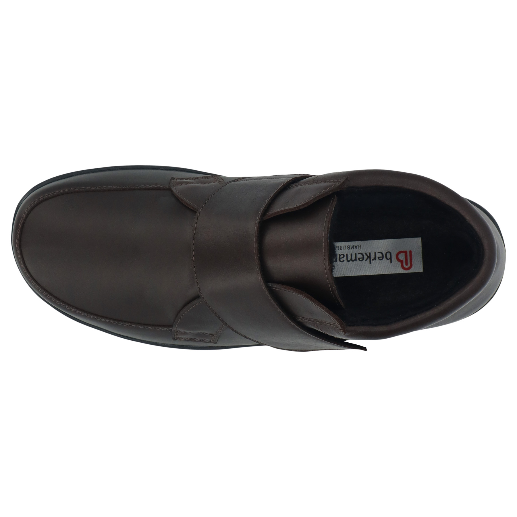 braune halbschuh draufsicht