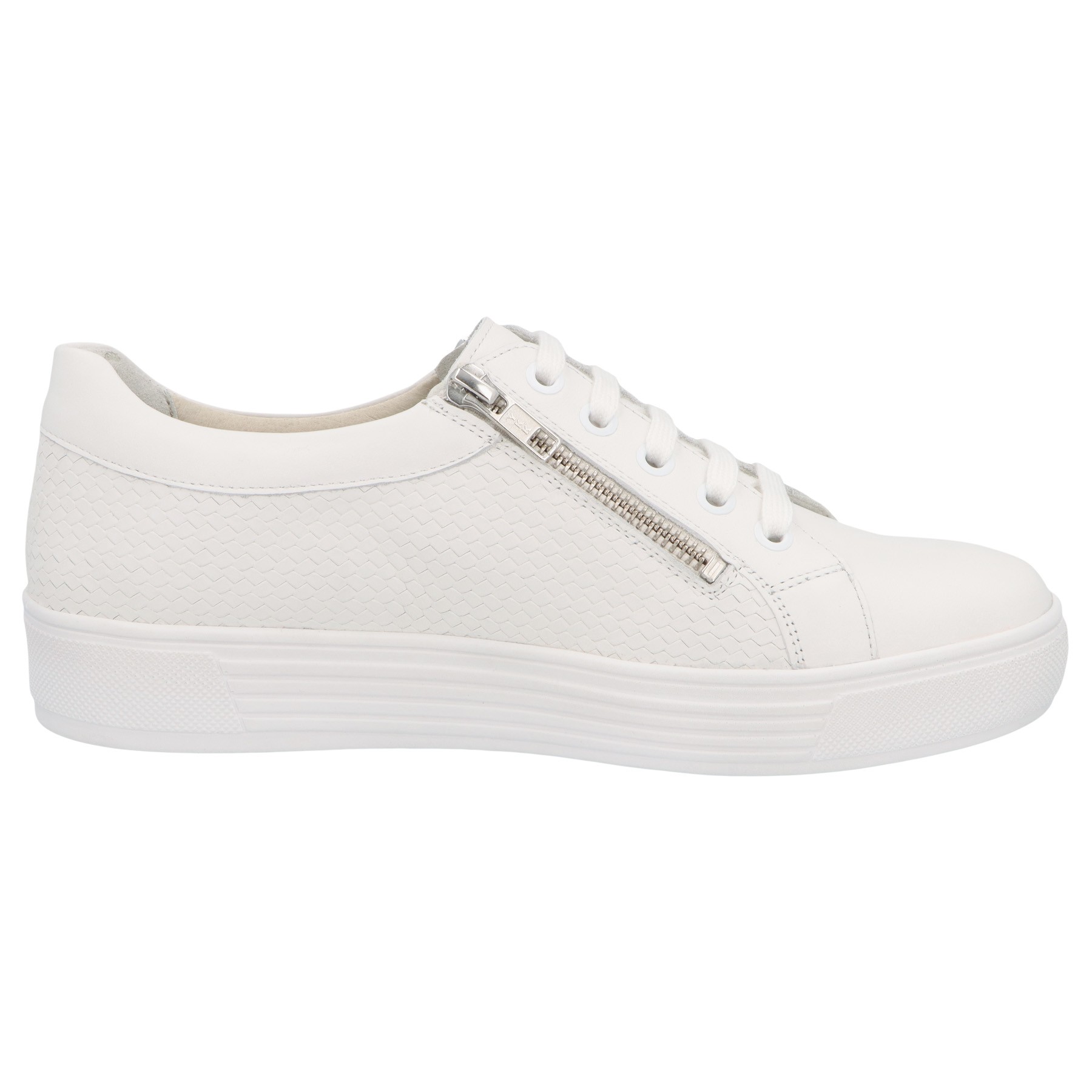 weiße halbschuh seitenansicht rechts