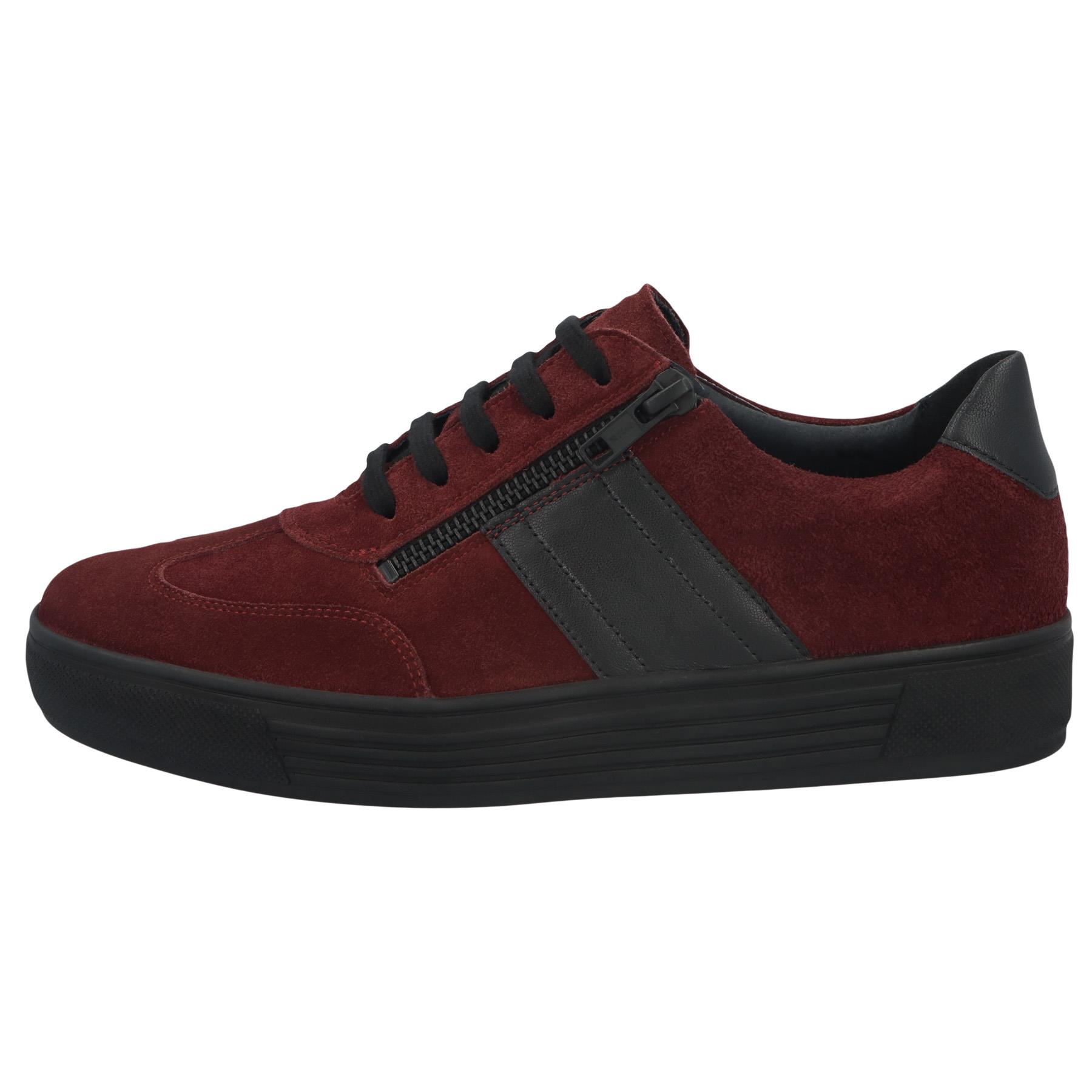 braune halbschuh seitenansicht links