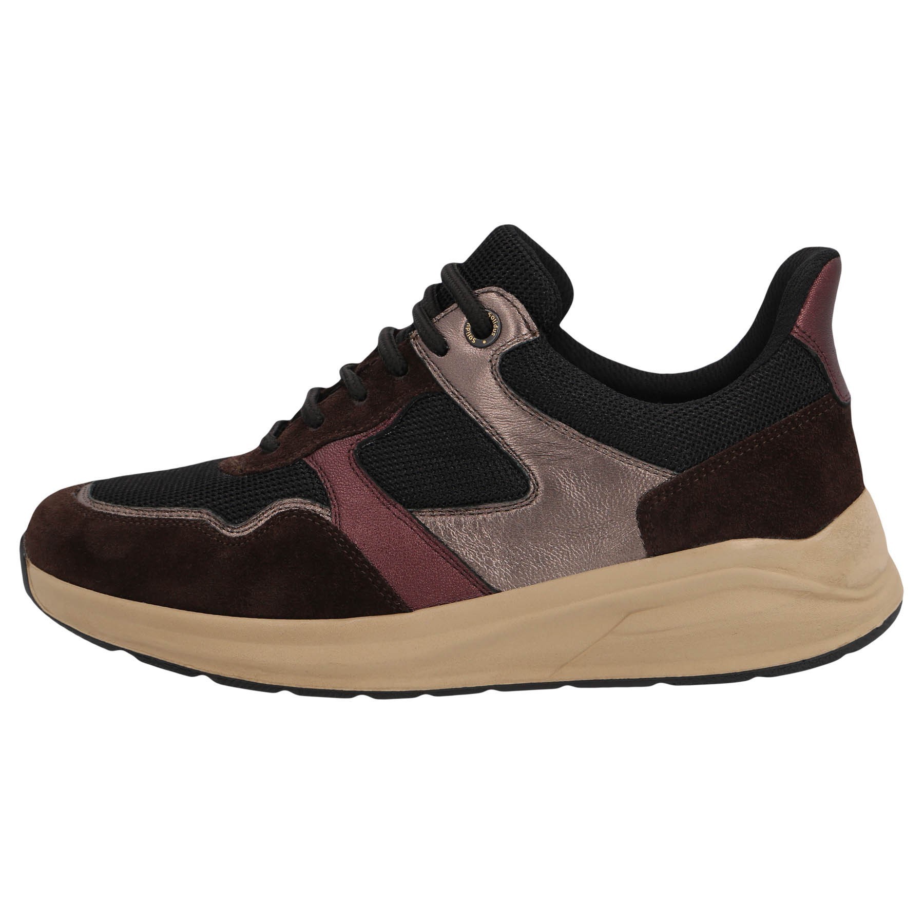 braune halbschuh seitenansicht links