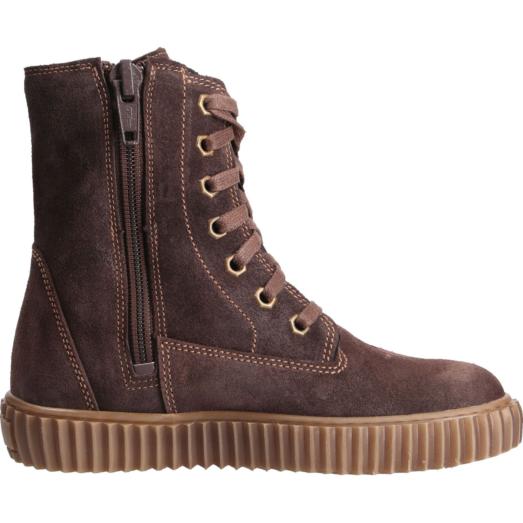 braune stiefel seitenansicht rechts