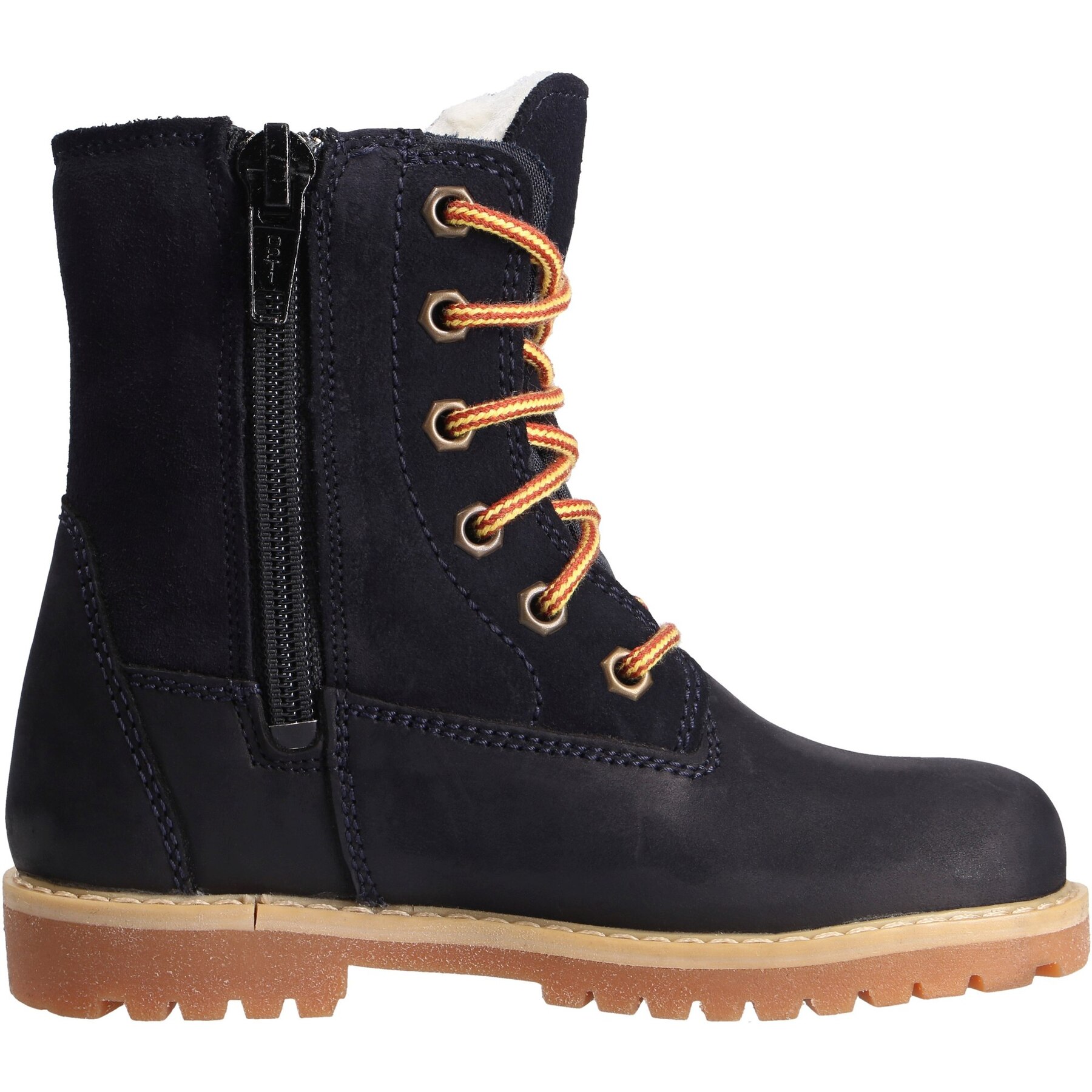 blaue stiefeletten seitenansicht rechts