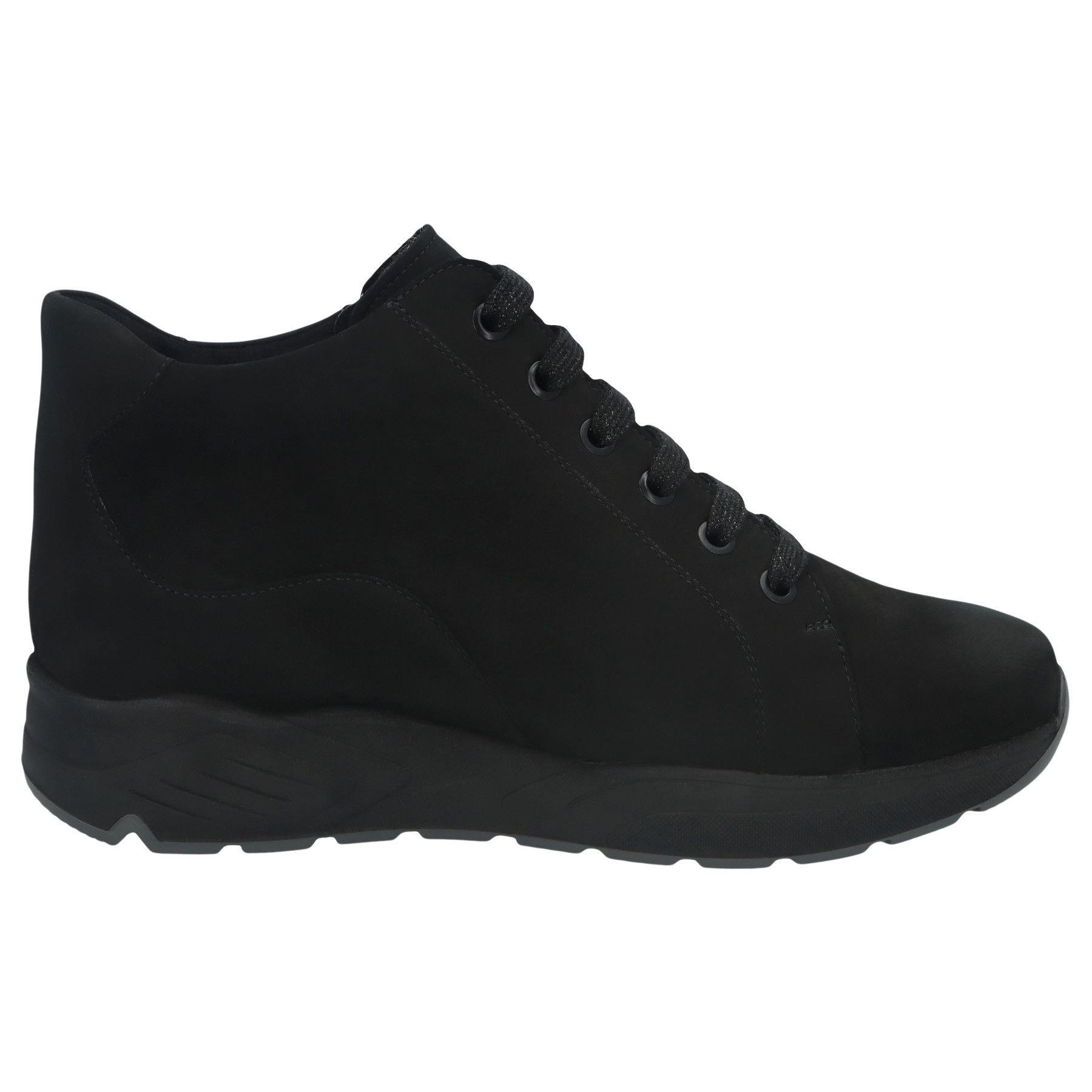 schwarze stiefel seitenansicht rechts