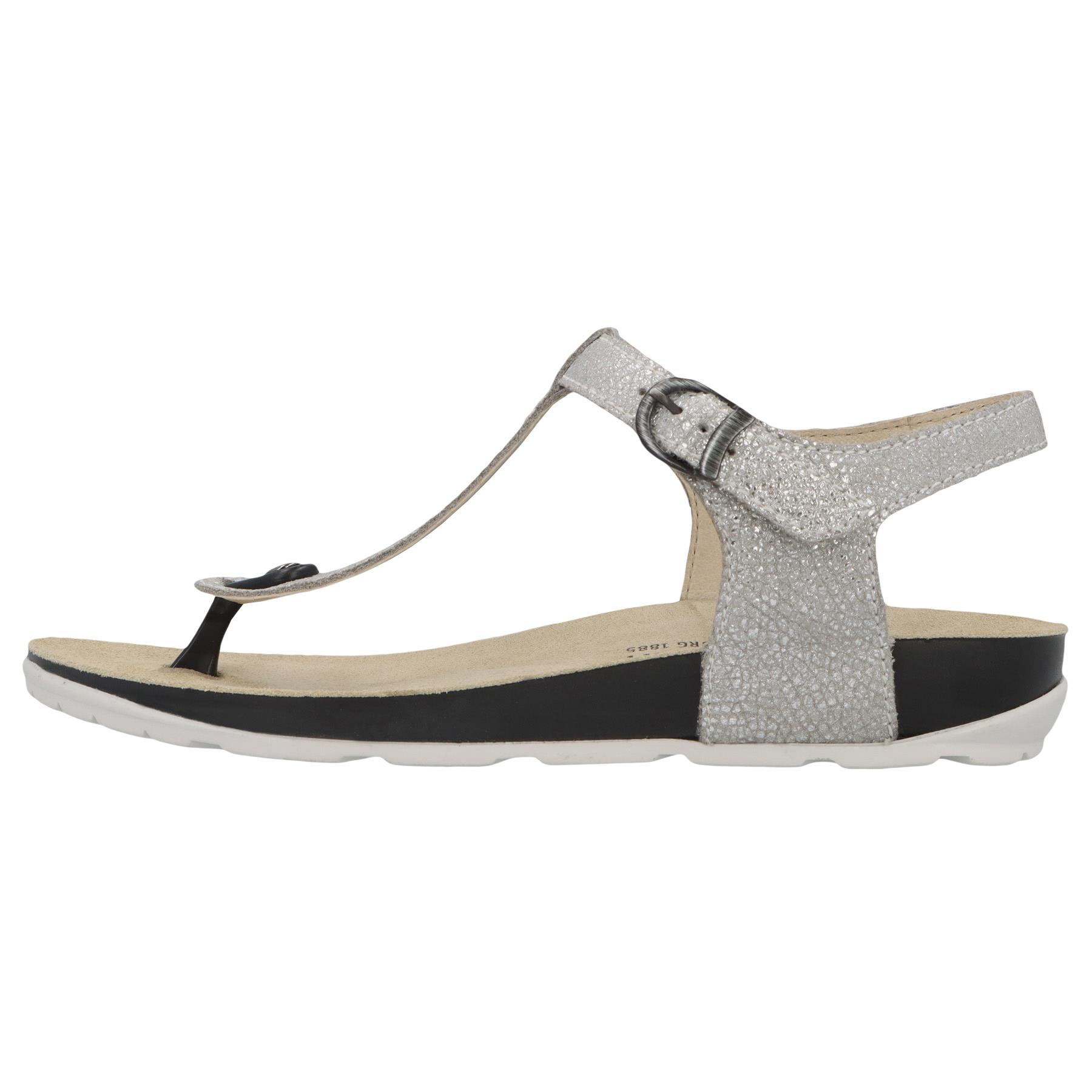 mehrfarbige sandale seitenansicht links