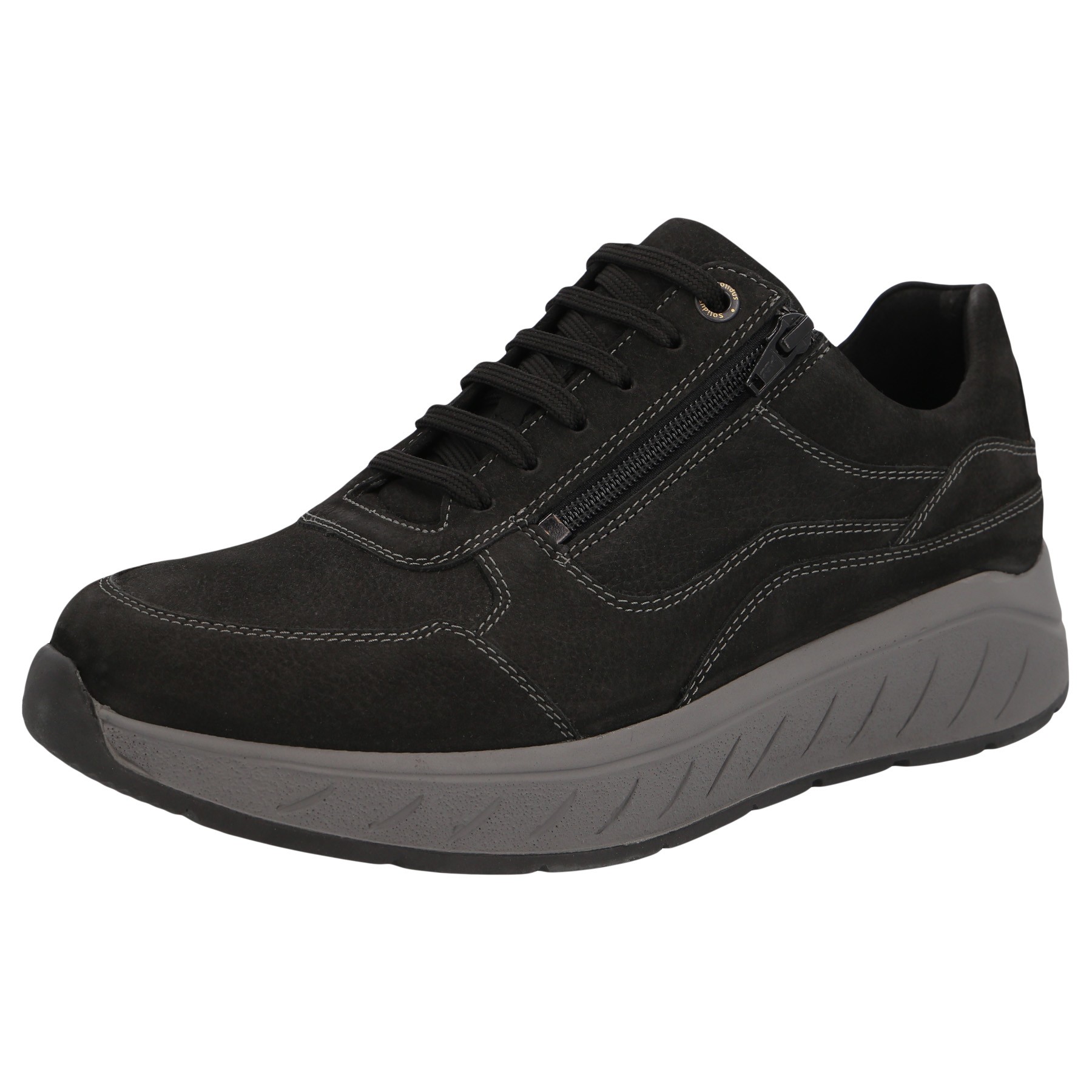 schwarze halbschuh 3-4 ansicht