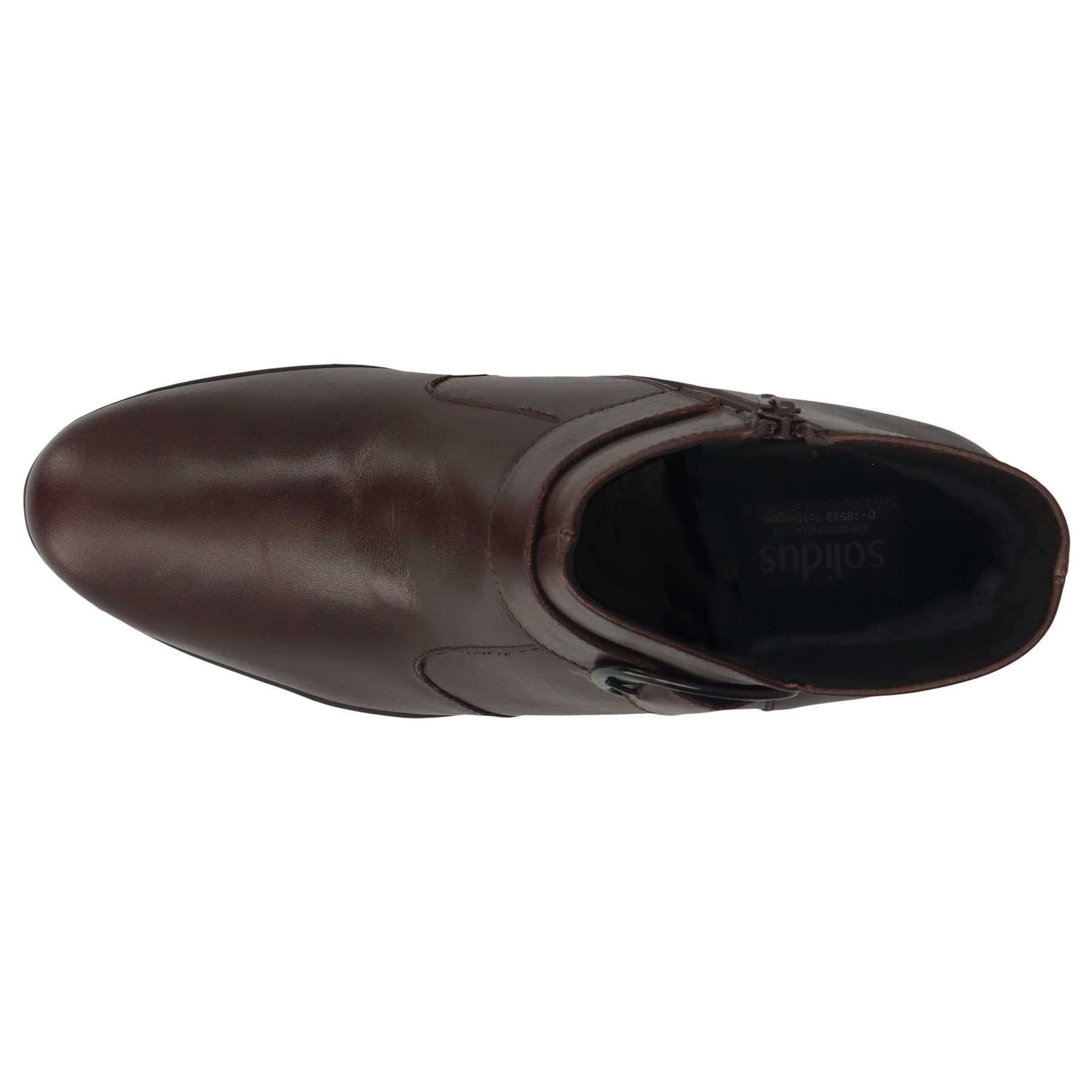 braune stiefel draufsicht