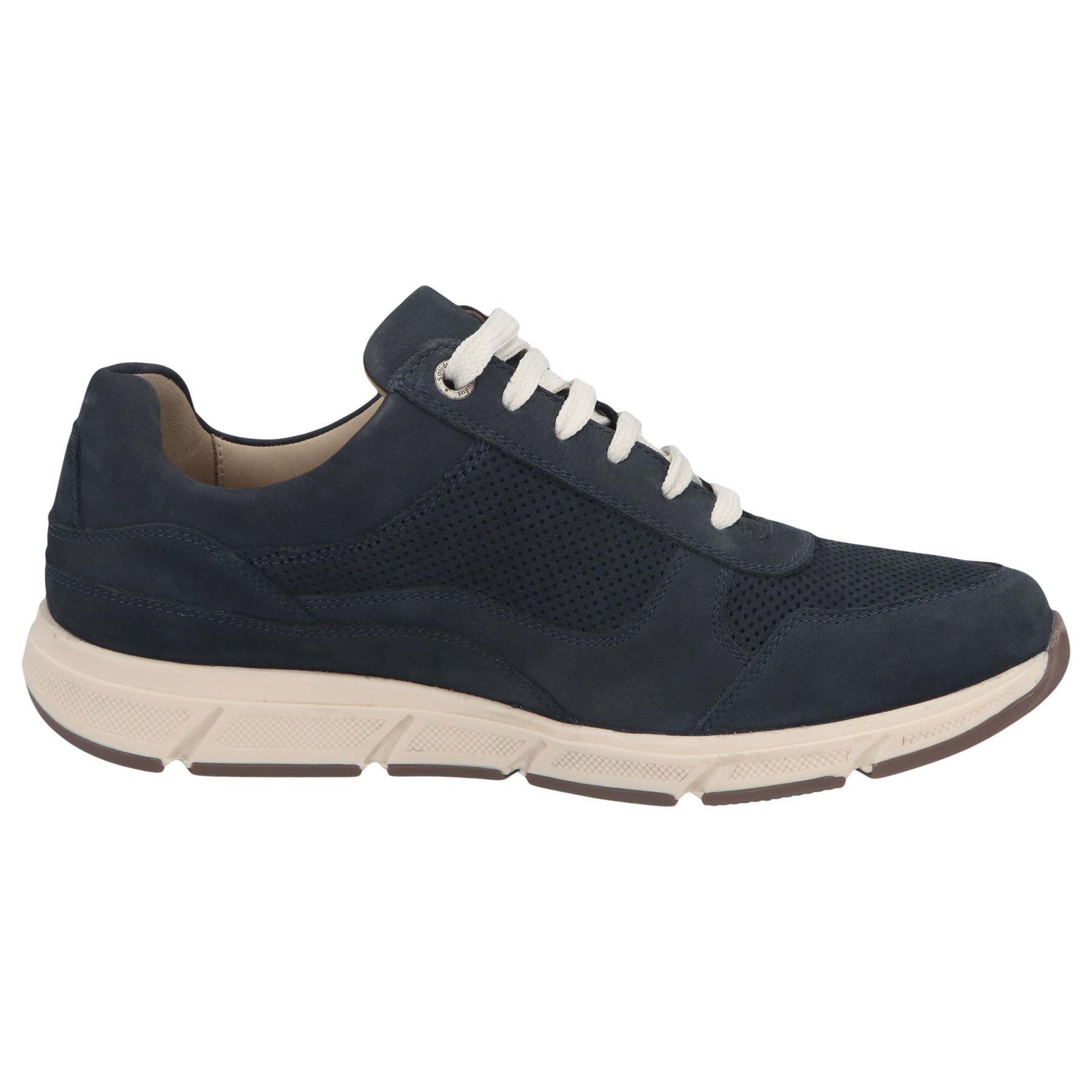 blaue halbschuh seitenansicht rechts