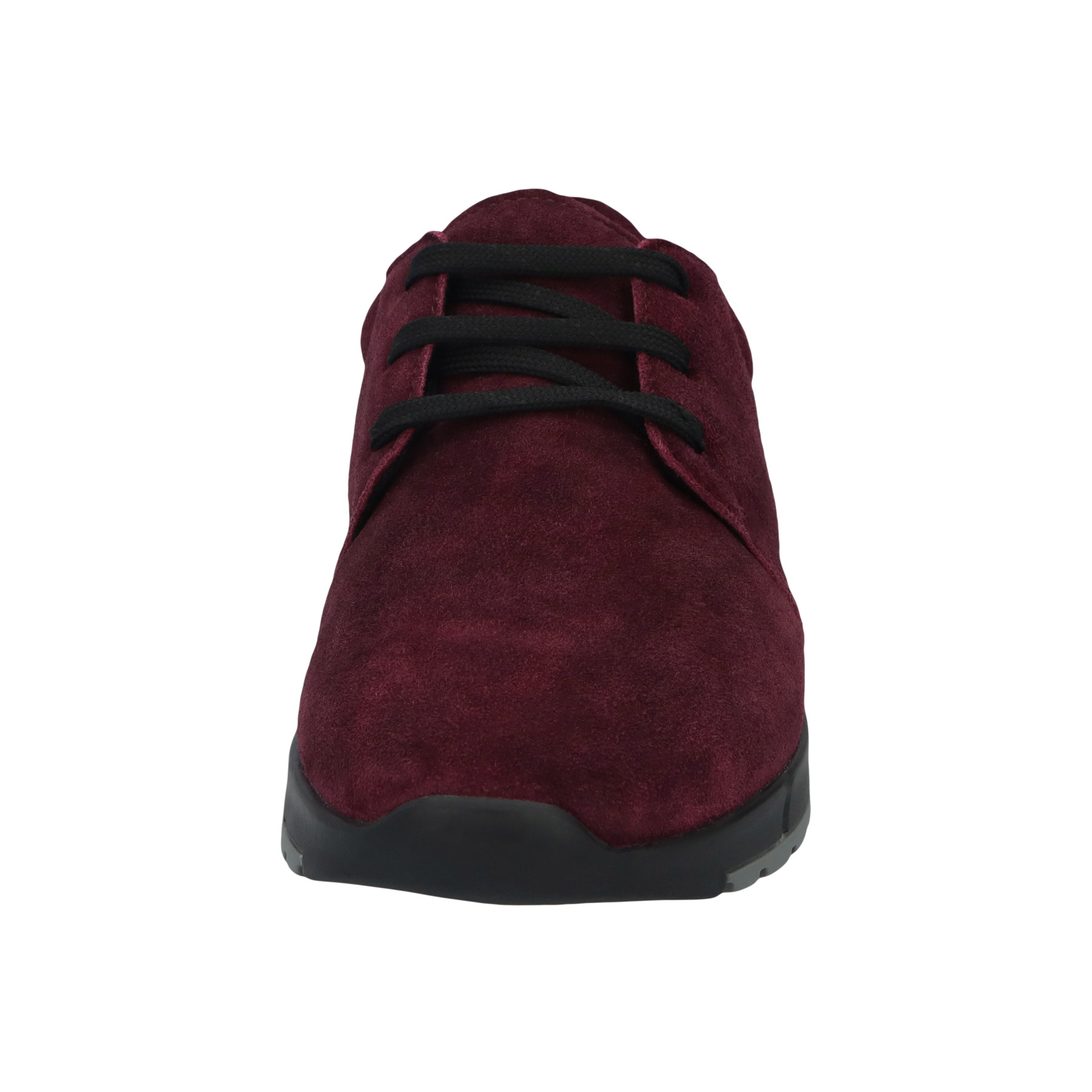 schwarze halbschuh vorderansicht