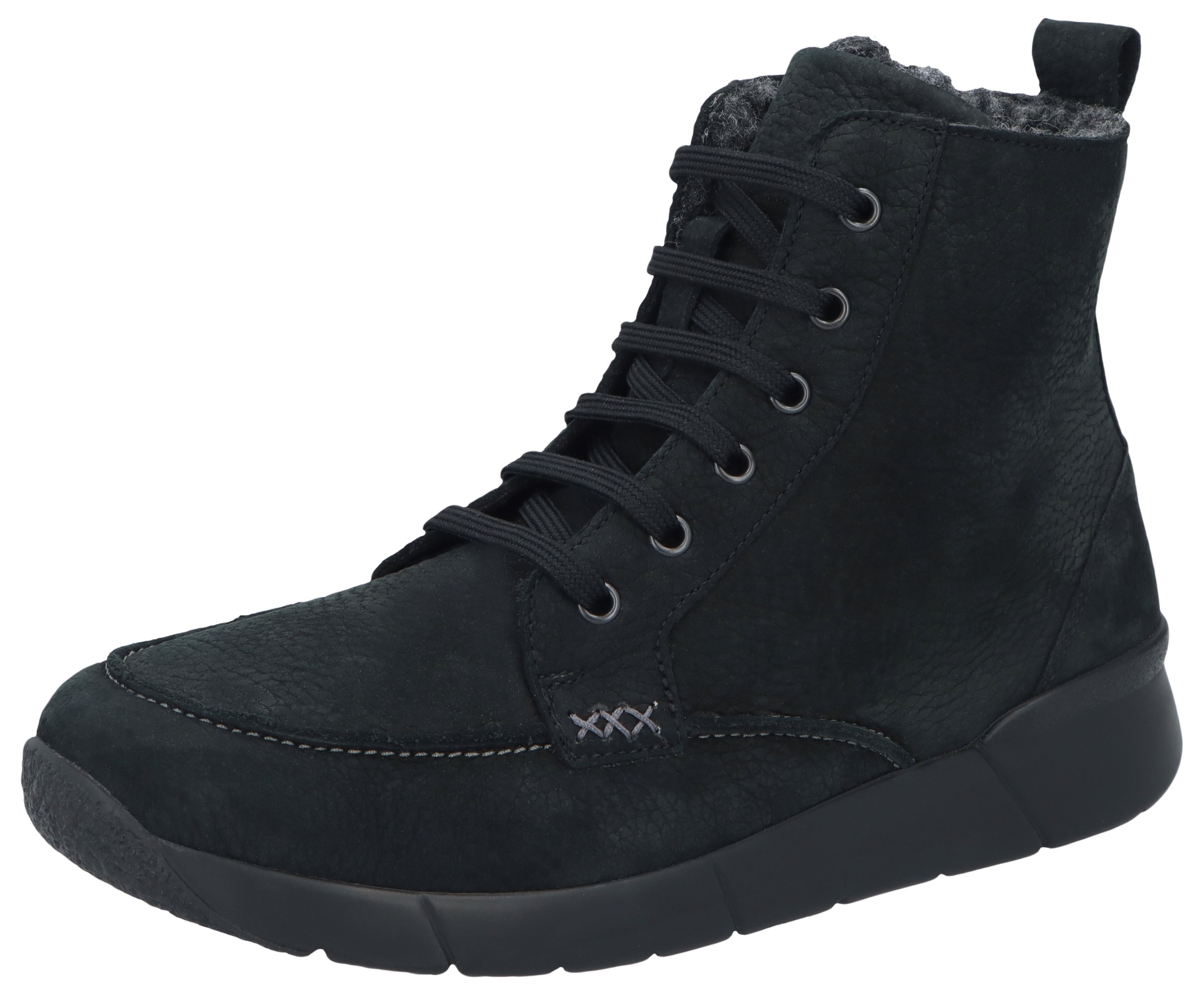 schwarze stiefeletten 3-4 ansicht