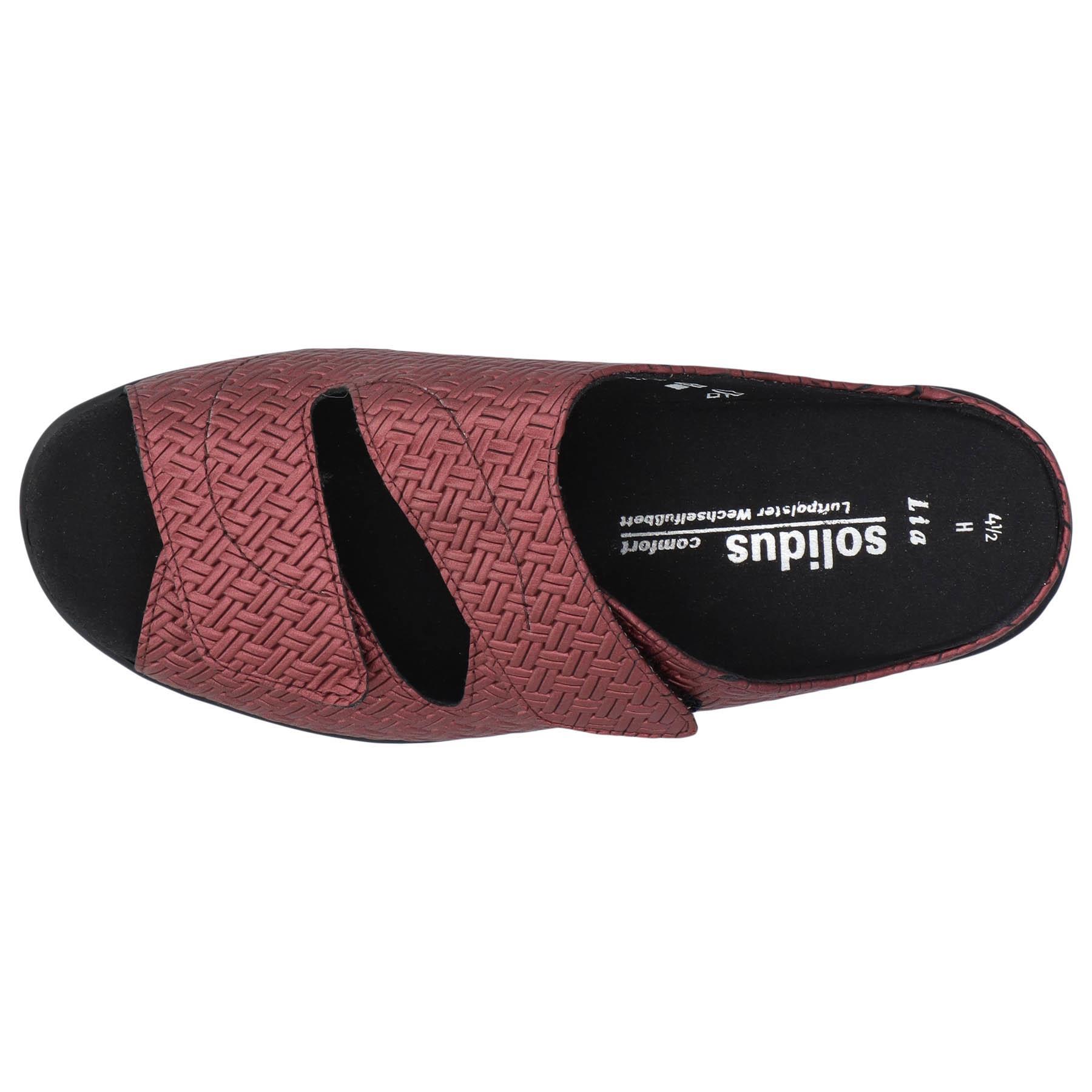 rote sandale seitenansicht rechts