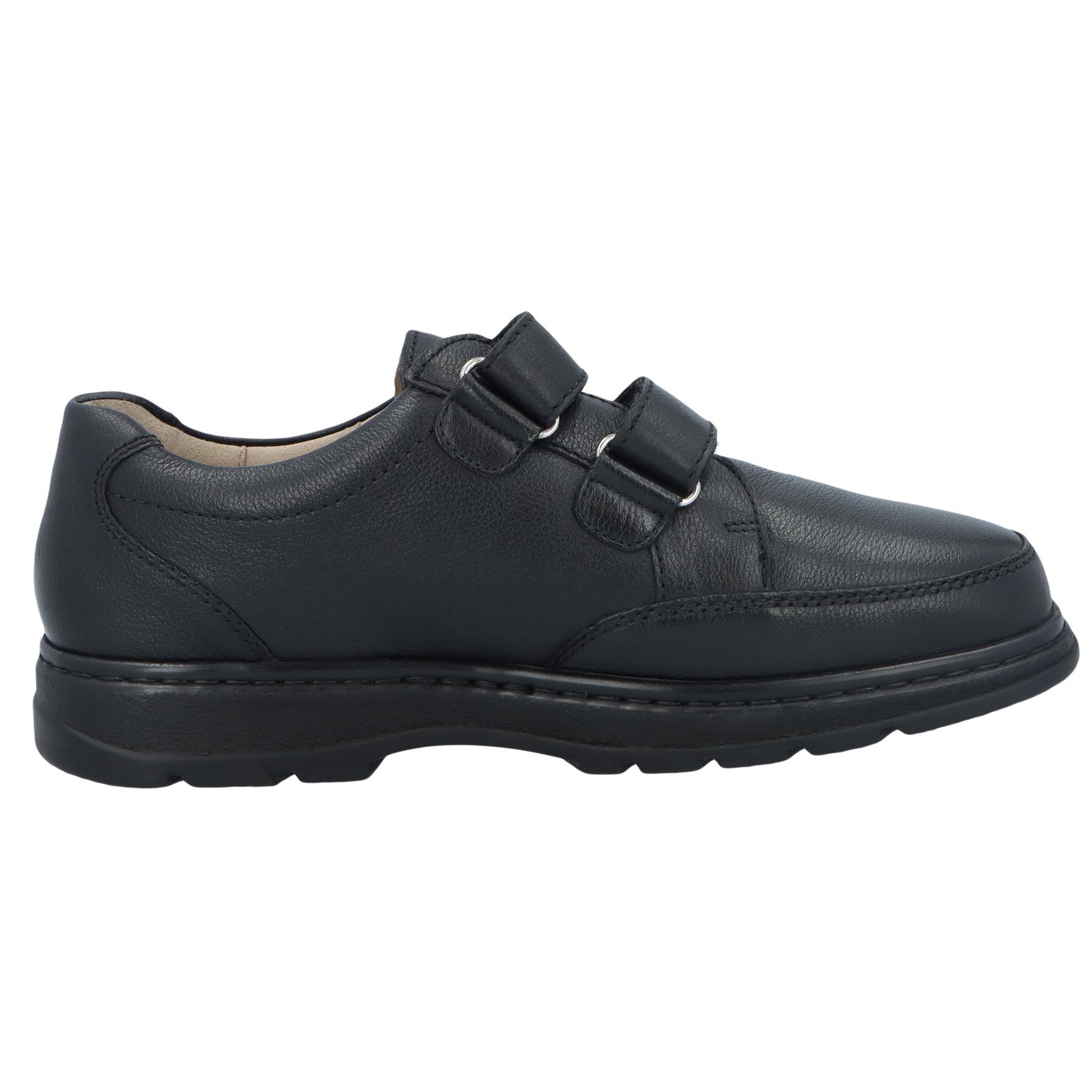 schwarze slipper seitenansicht rechts