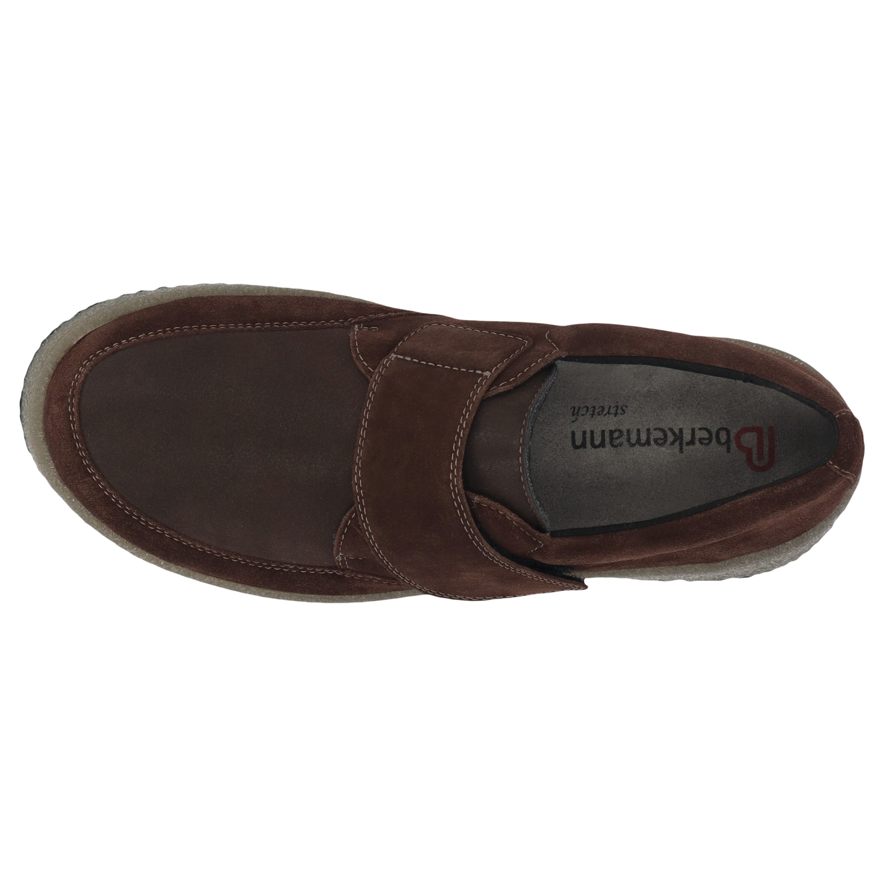 braune halbschuh draufsicht