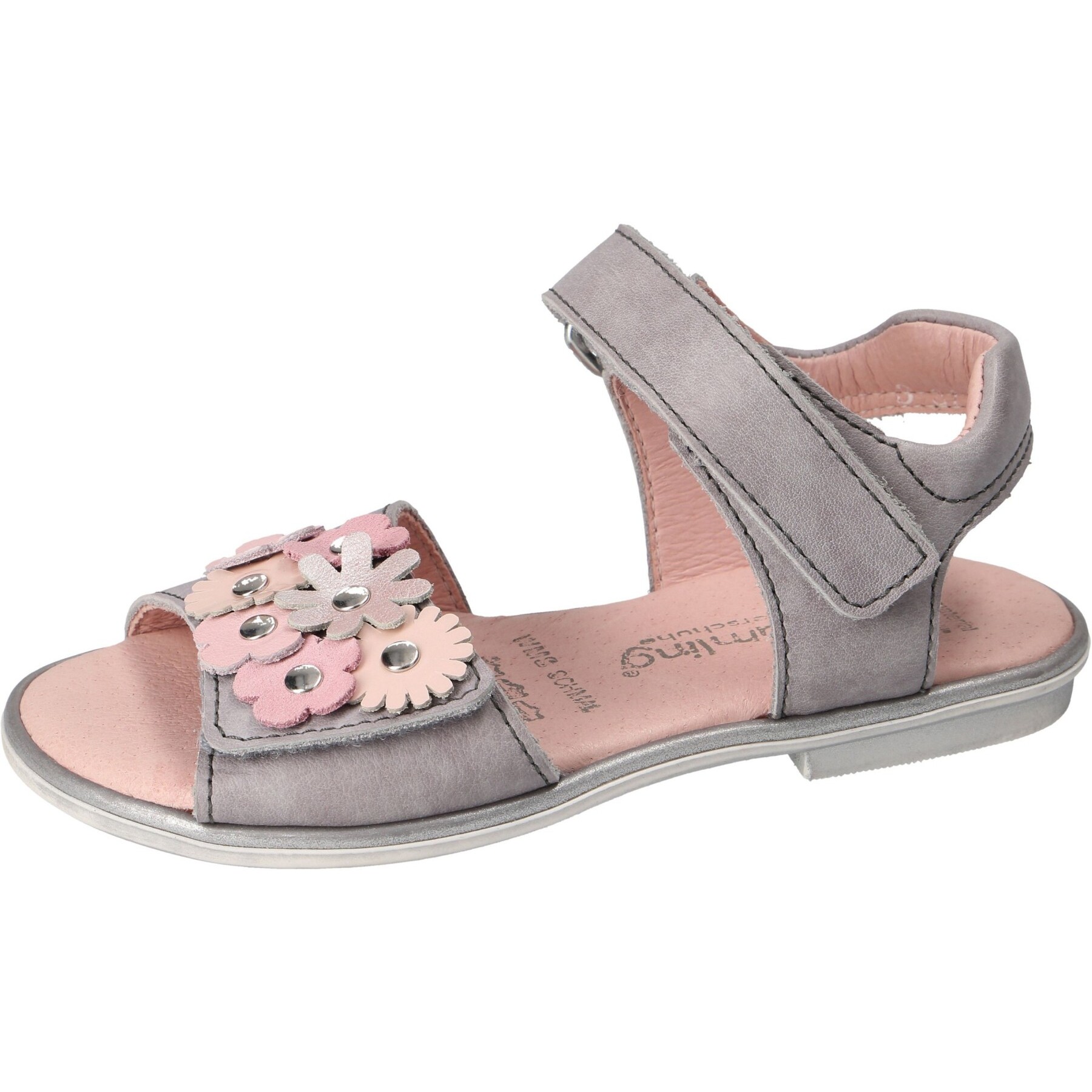 graue sandale 3-4 ansicht