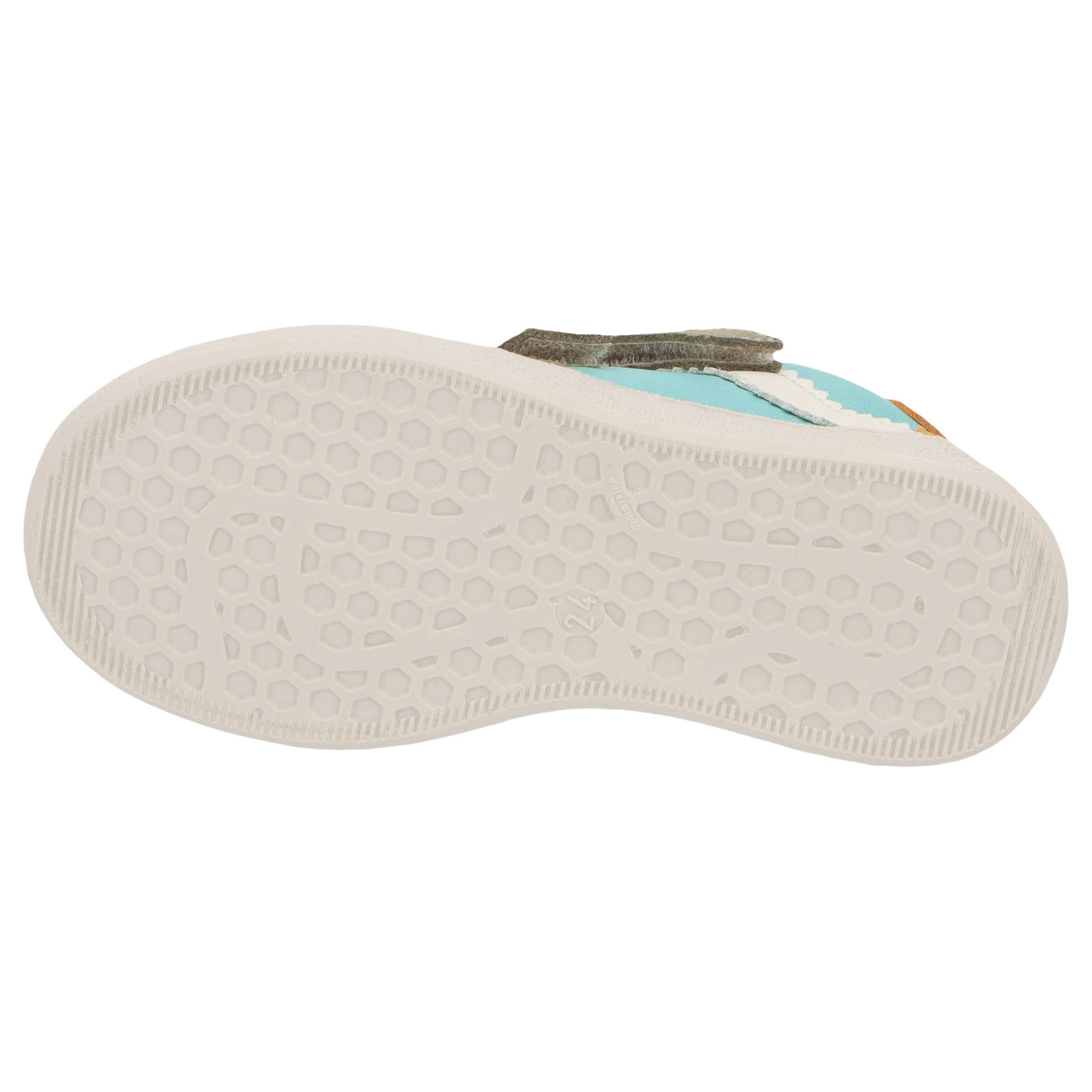 grüne lauflernschuhe sohlenansicht