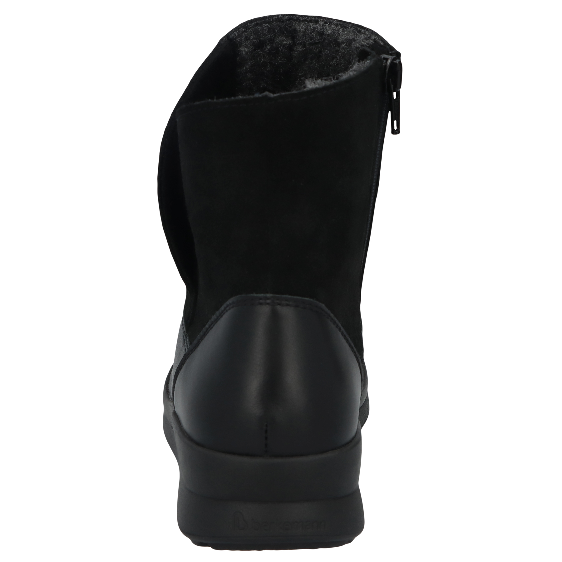 schwarze stiefeletten hinteransicht