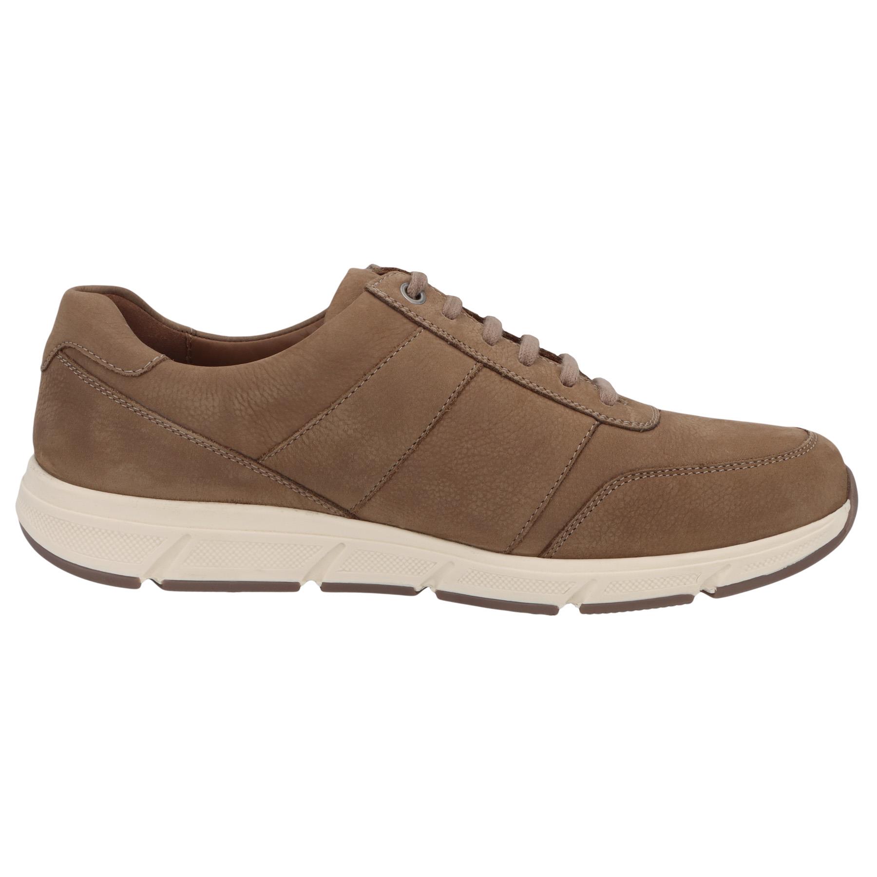 braune halbschuh seitenansicht rechts