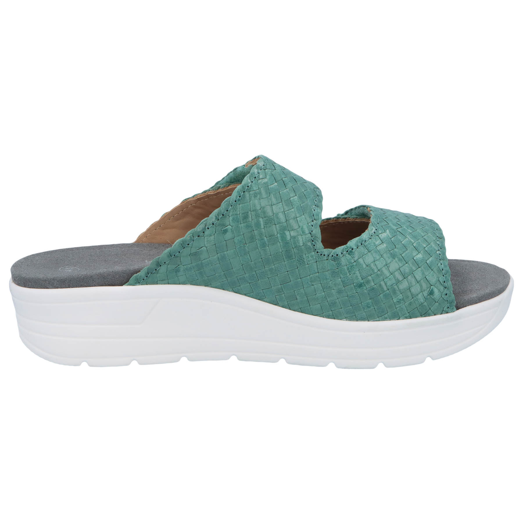 grüne pantolette seitenansicht rechts