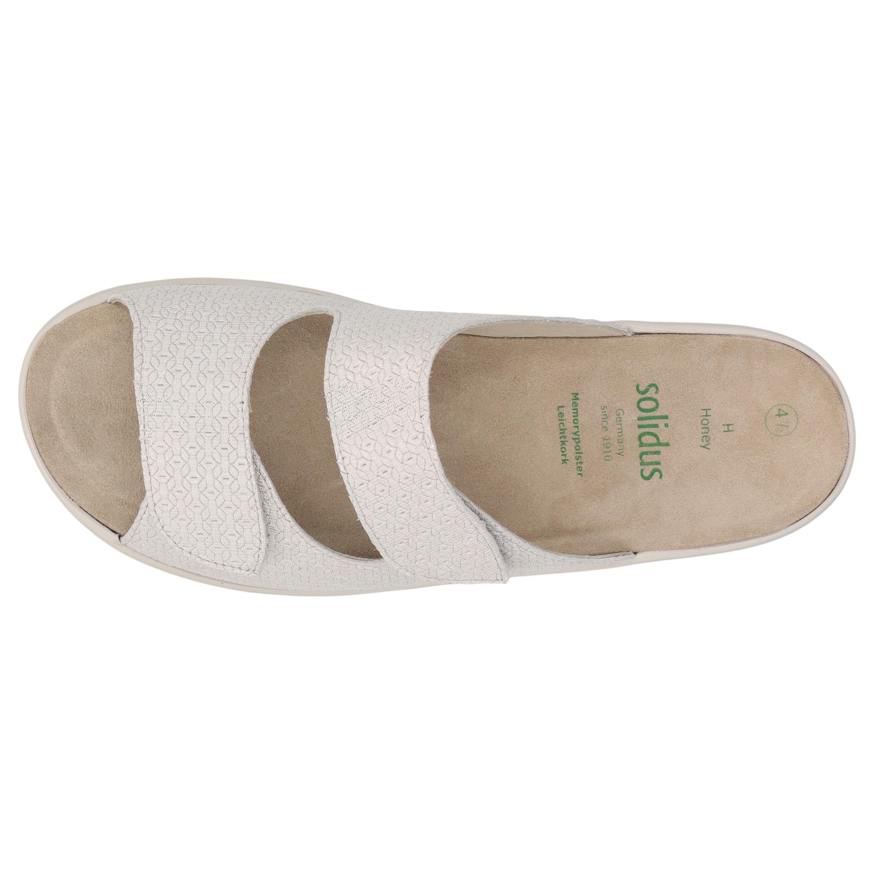 weiße pantolette draufsicht