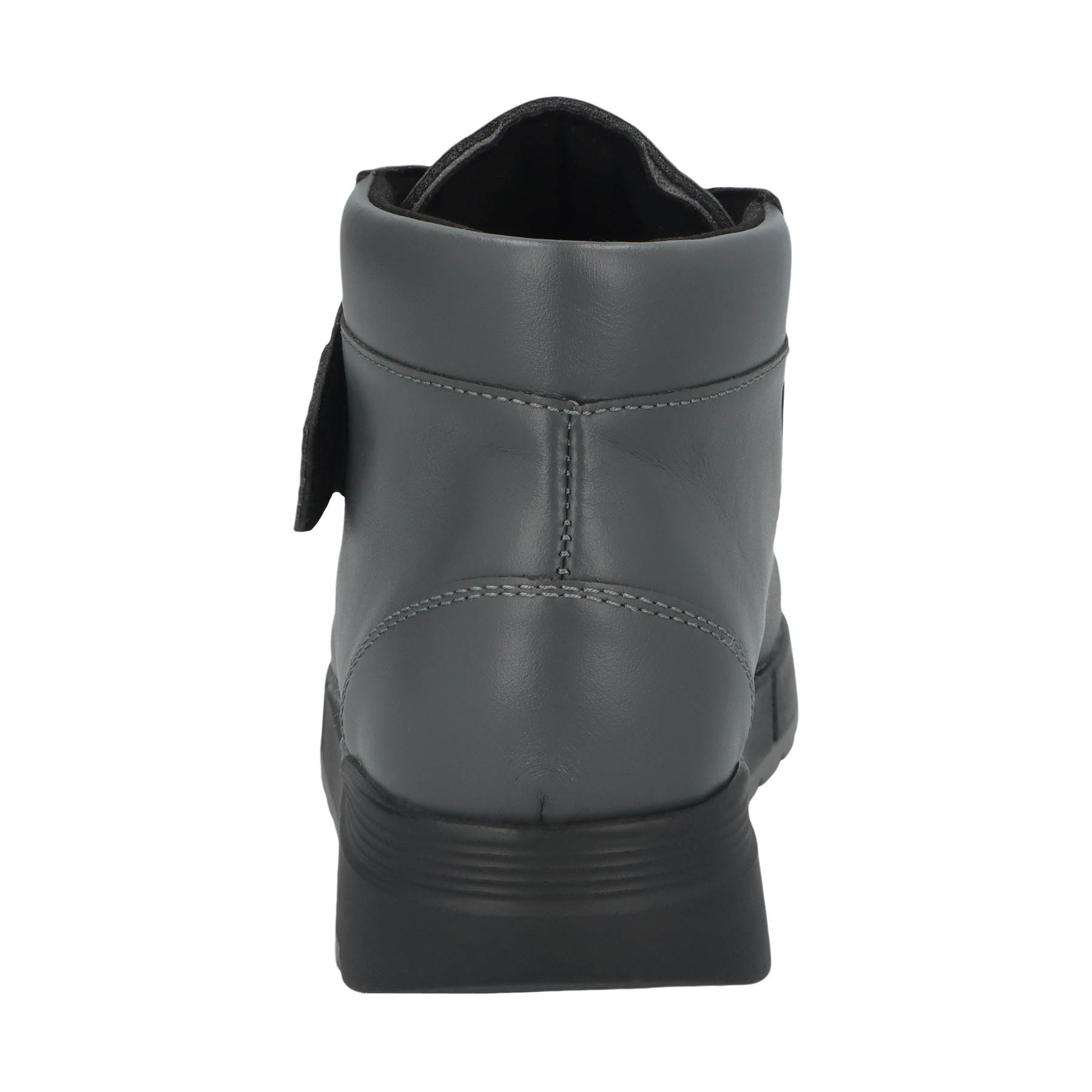 graue stiefeletten hinteransicht