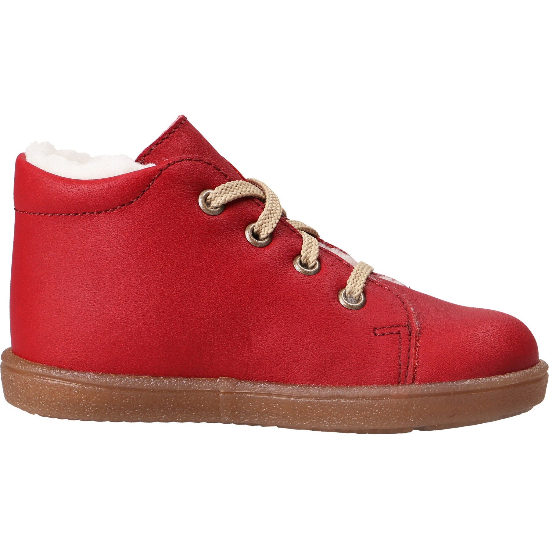 rote lauflernschuhe seitenansicht rechts