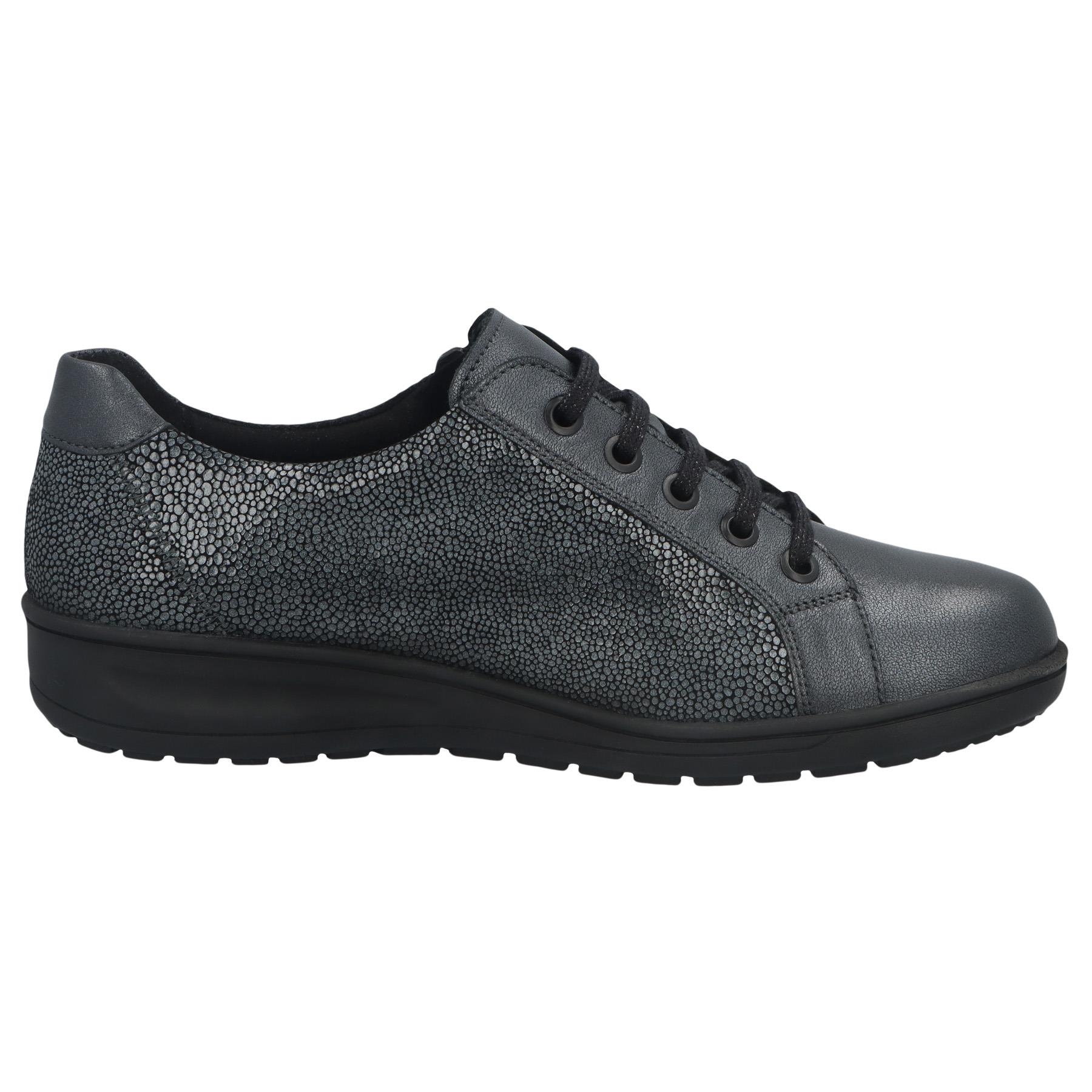 graue halbschuh seitenansicht rechts