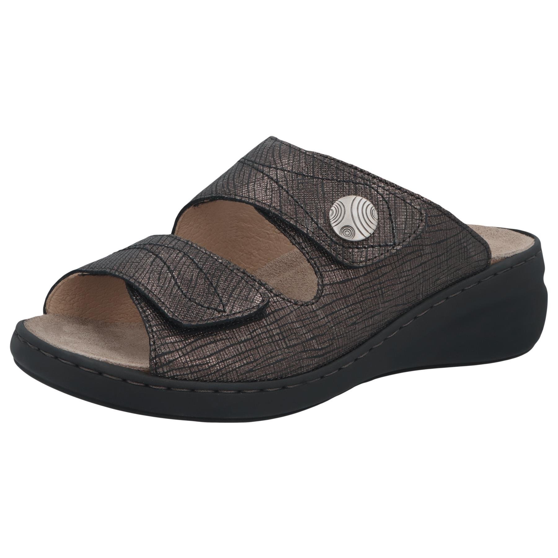 graue pantolette 3-4 ansicht