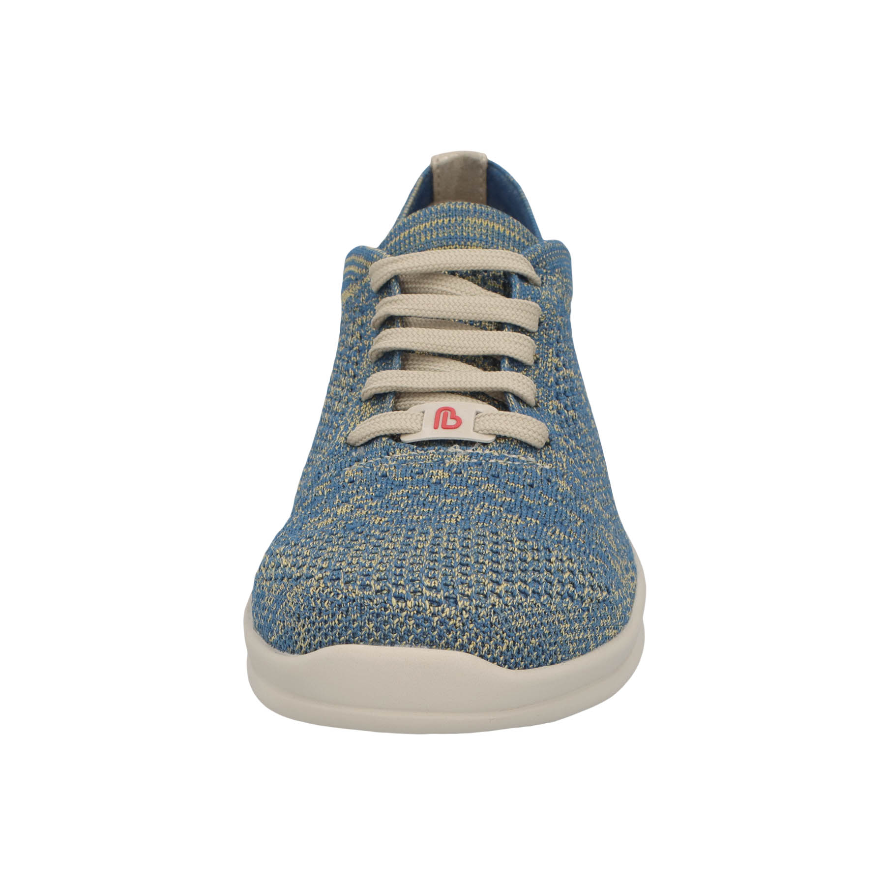 blaue sneaker vorderansicht