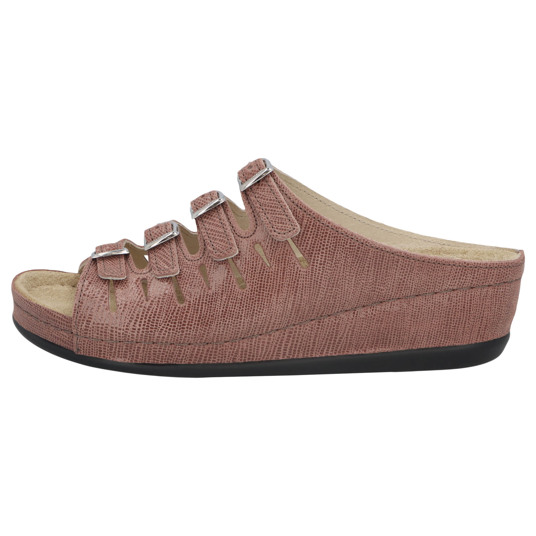 braune pantolette seitenansicht links