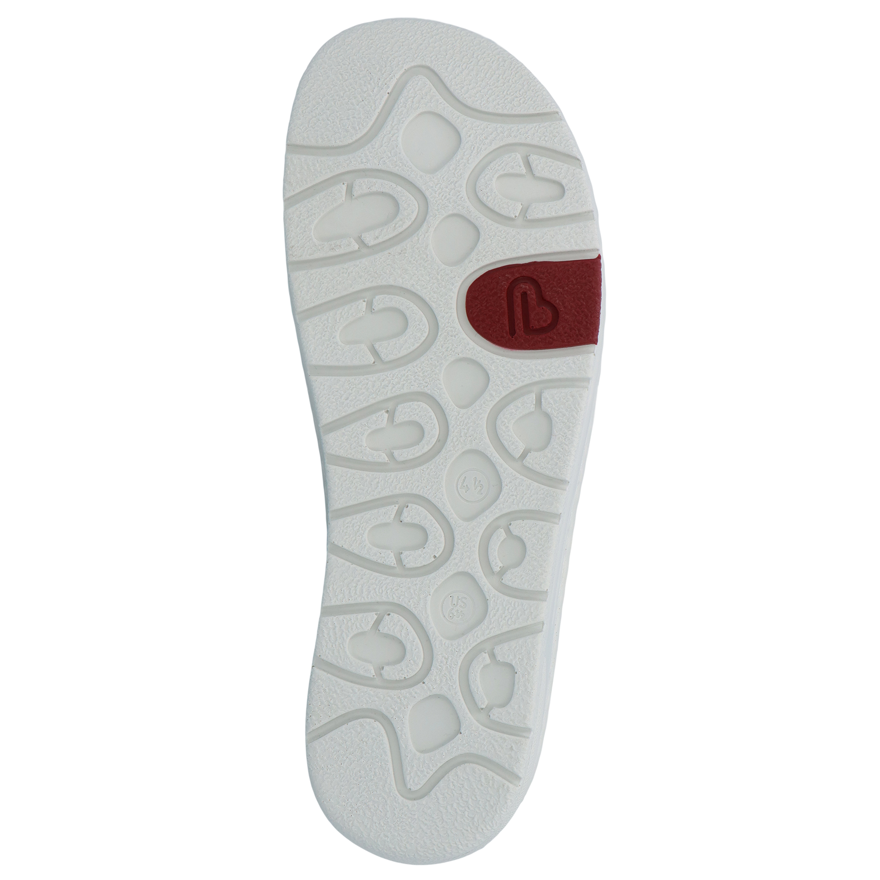 weiße clogs sohlenansicht