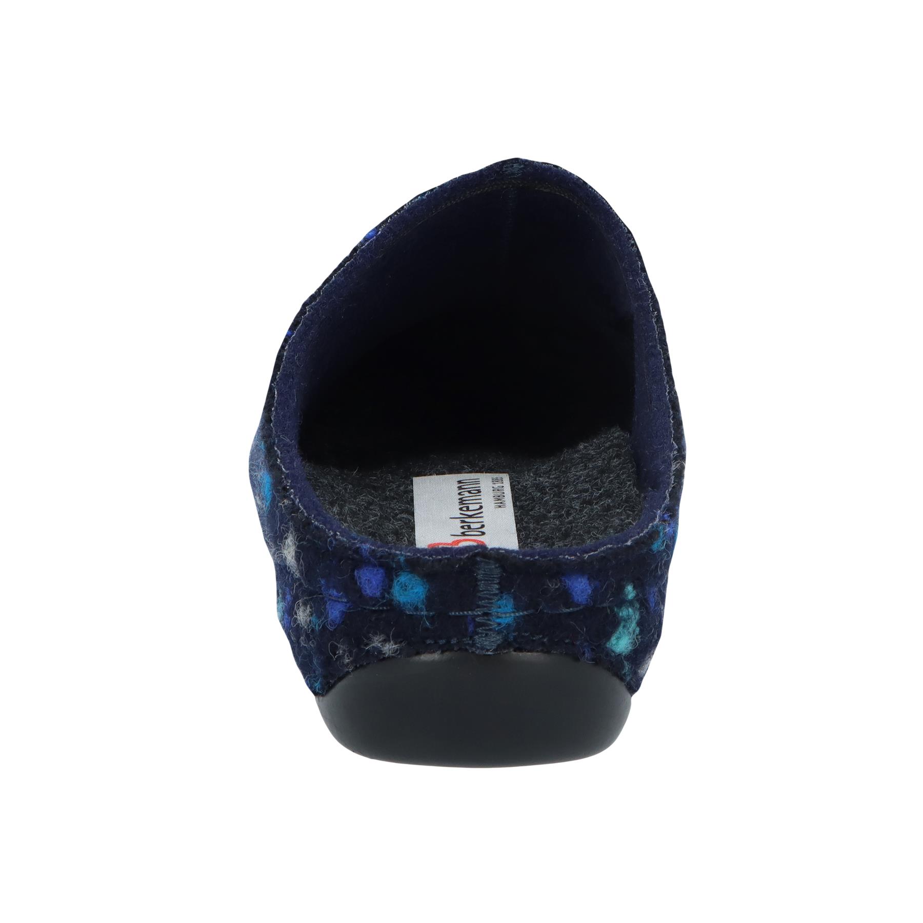 mehrfarbige hausschuhe hinteransicht