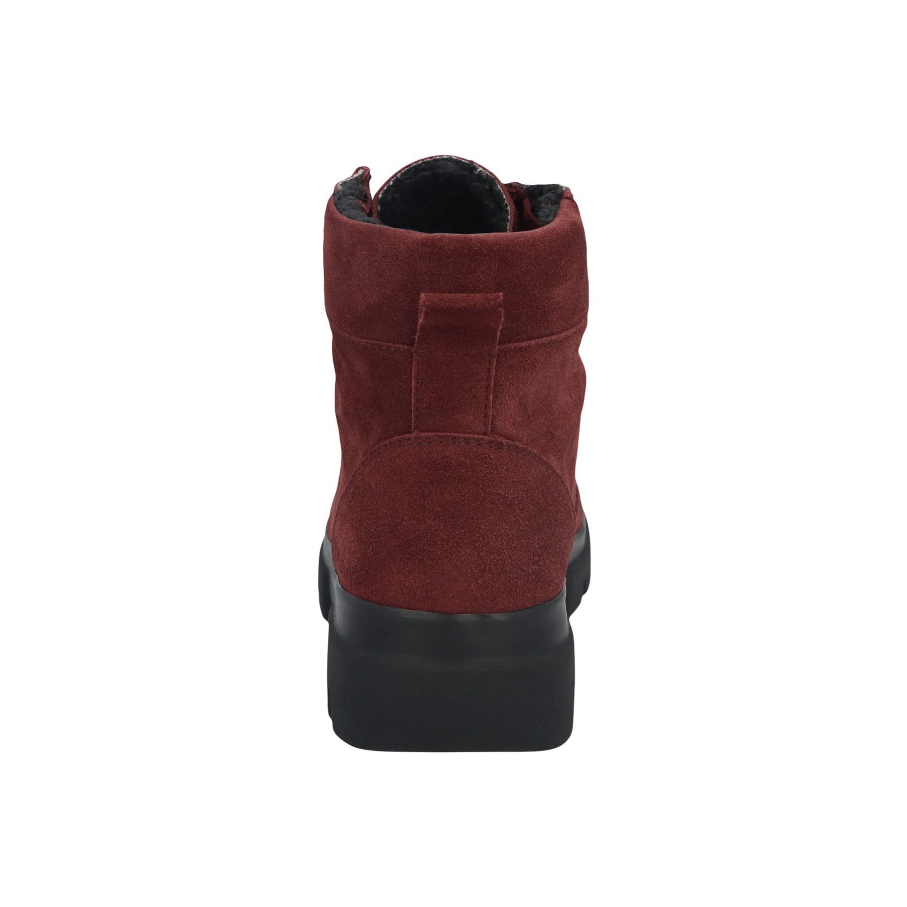 braune stiefeletten hinteransicht