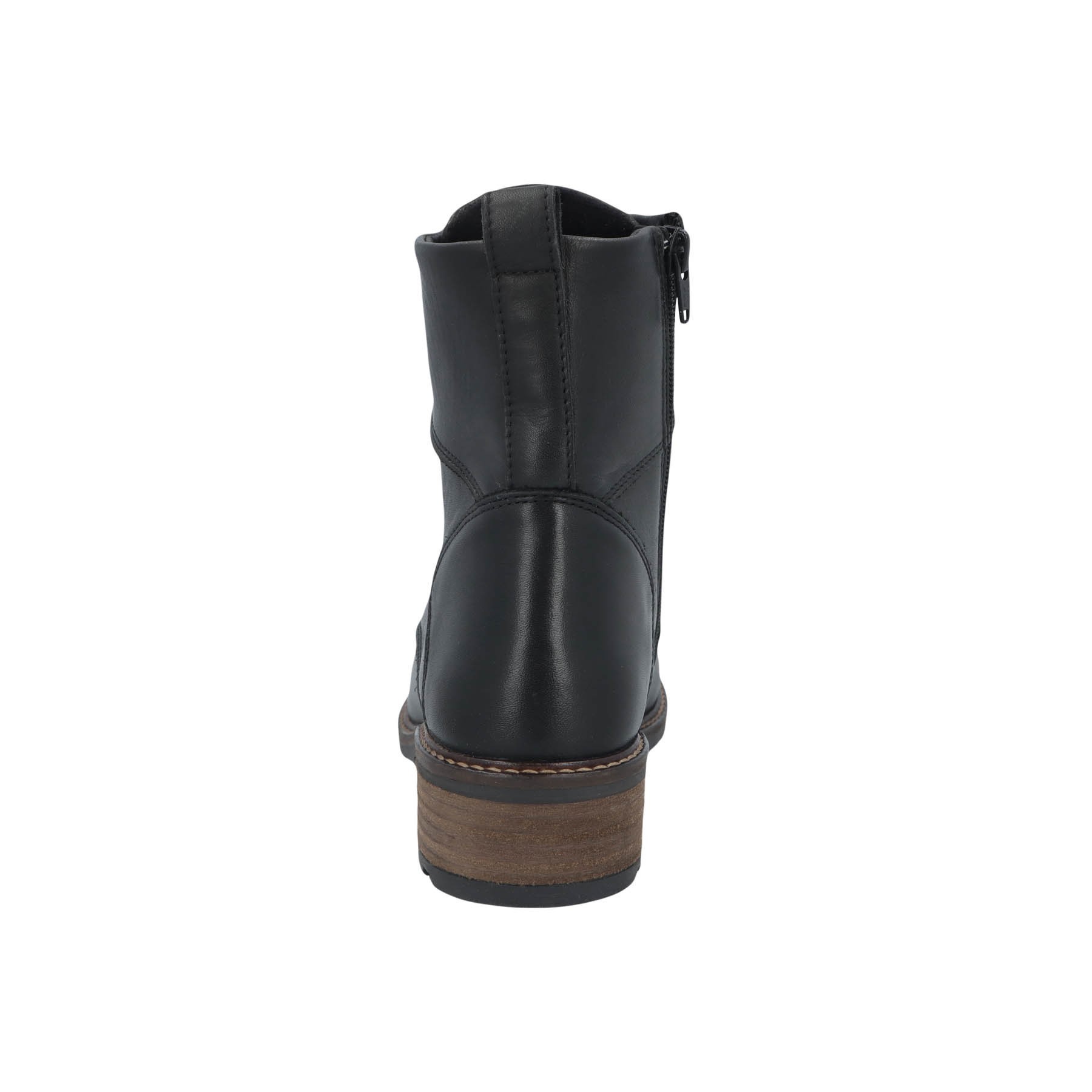 schwarze stiefel hinteransicht