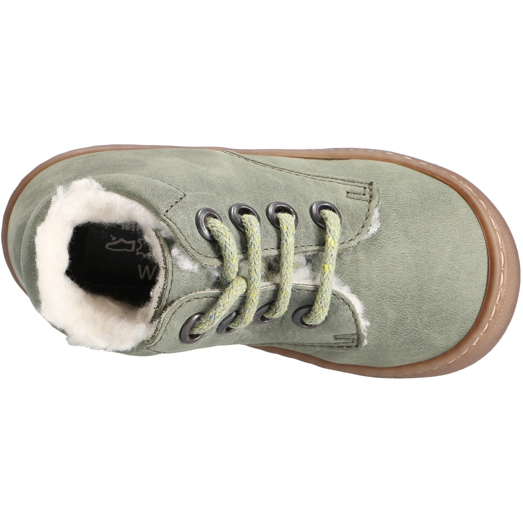 grüne lauflernschuhe draufsicht