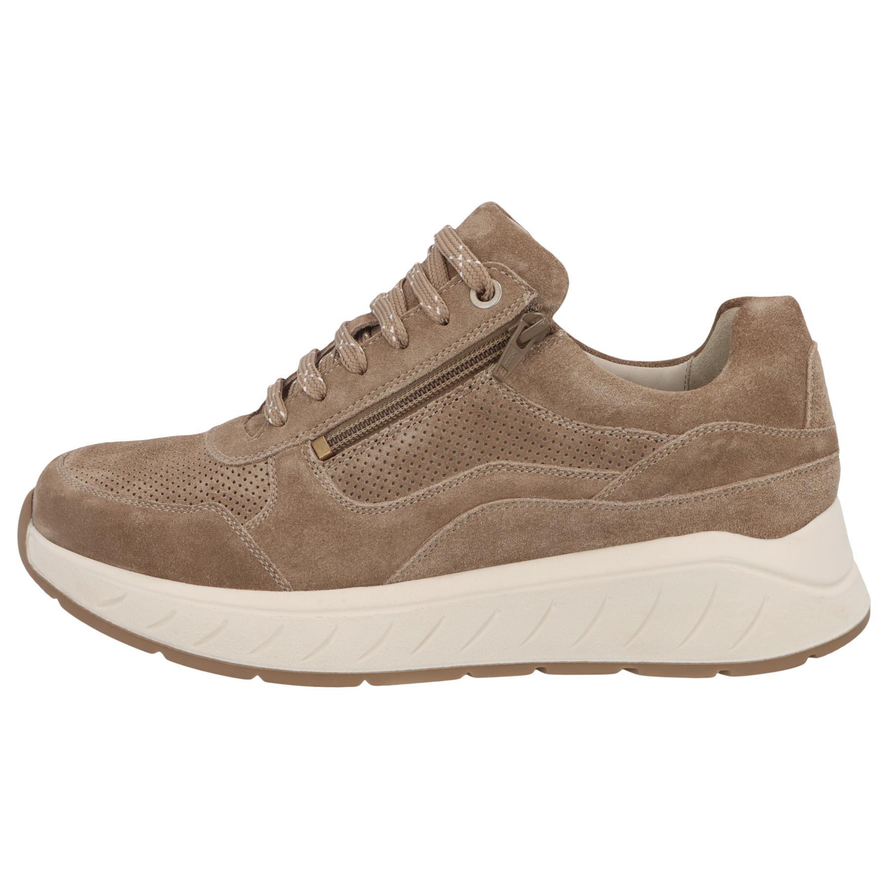 braune halbschuh seitenansicht links