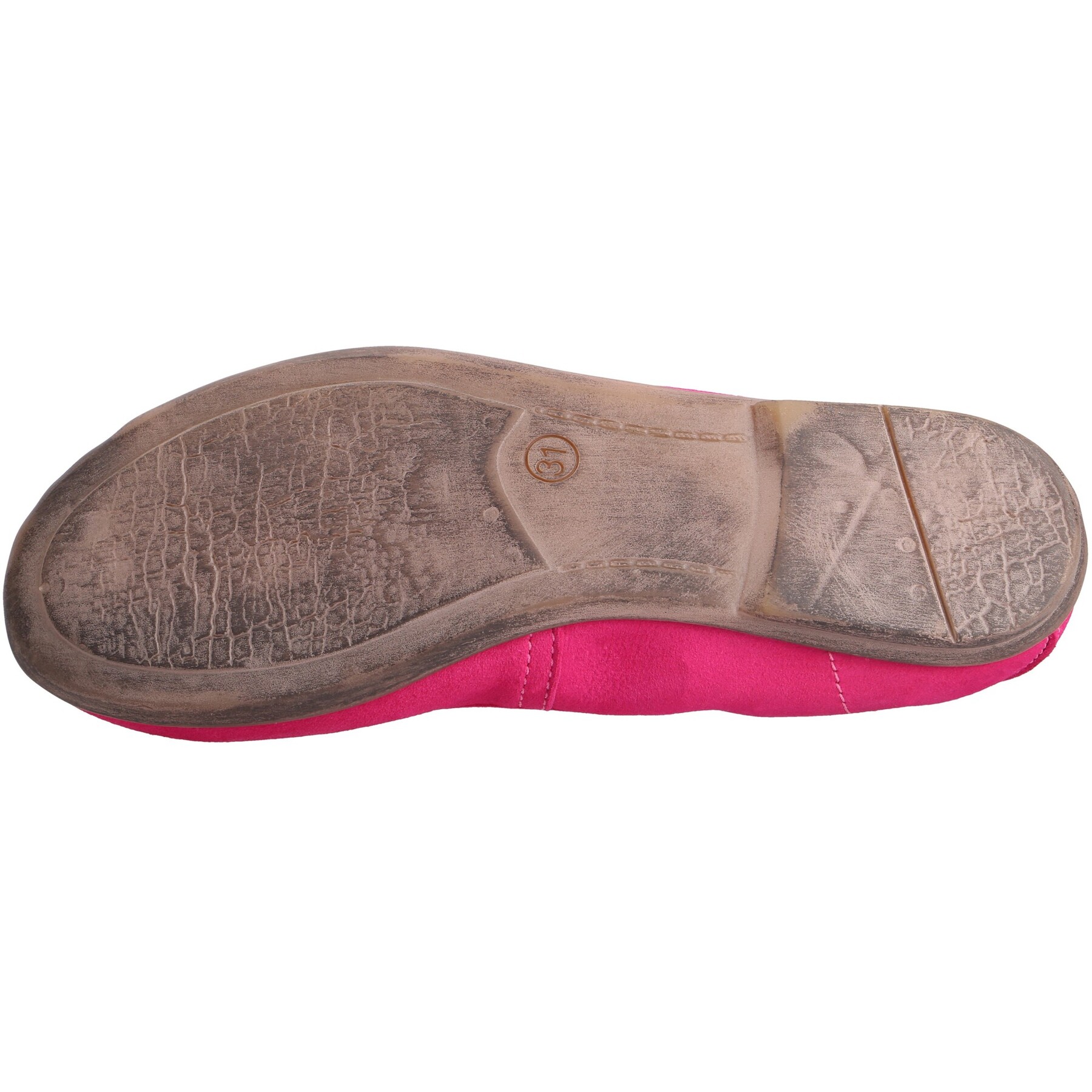 rote ballerina sohlenansicht