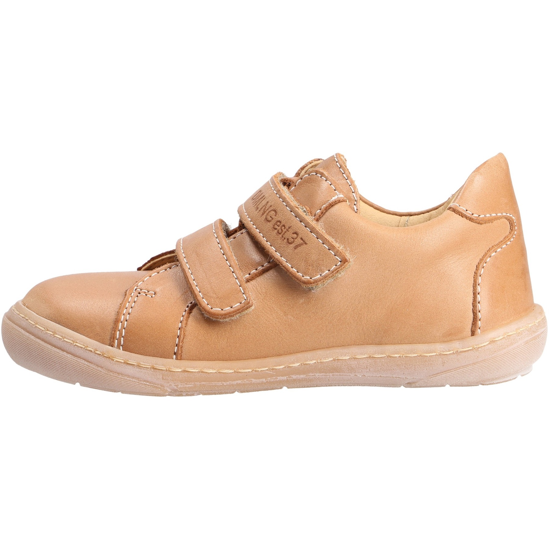 braune halbschuh seitenansicht links