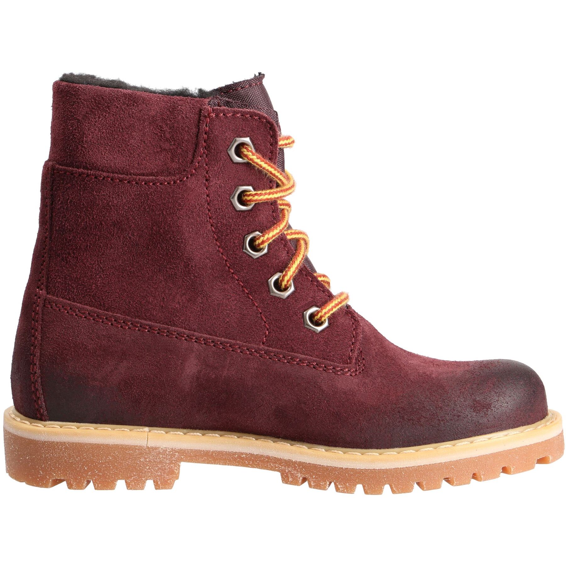 rote stiefeletten seitenansicht rechts