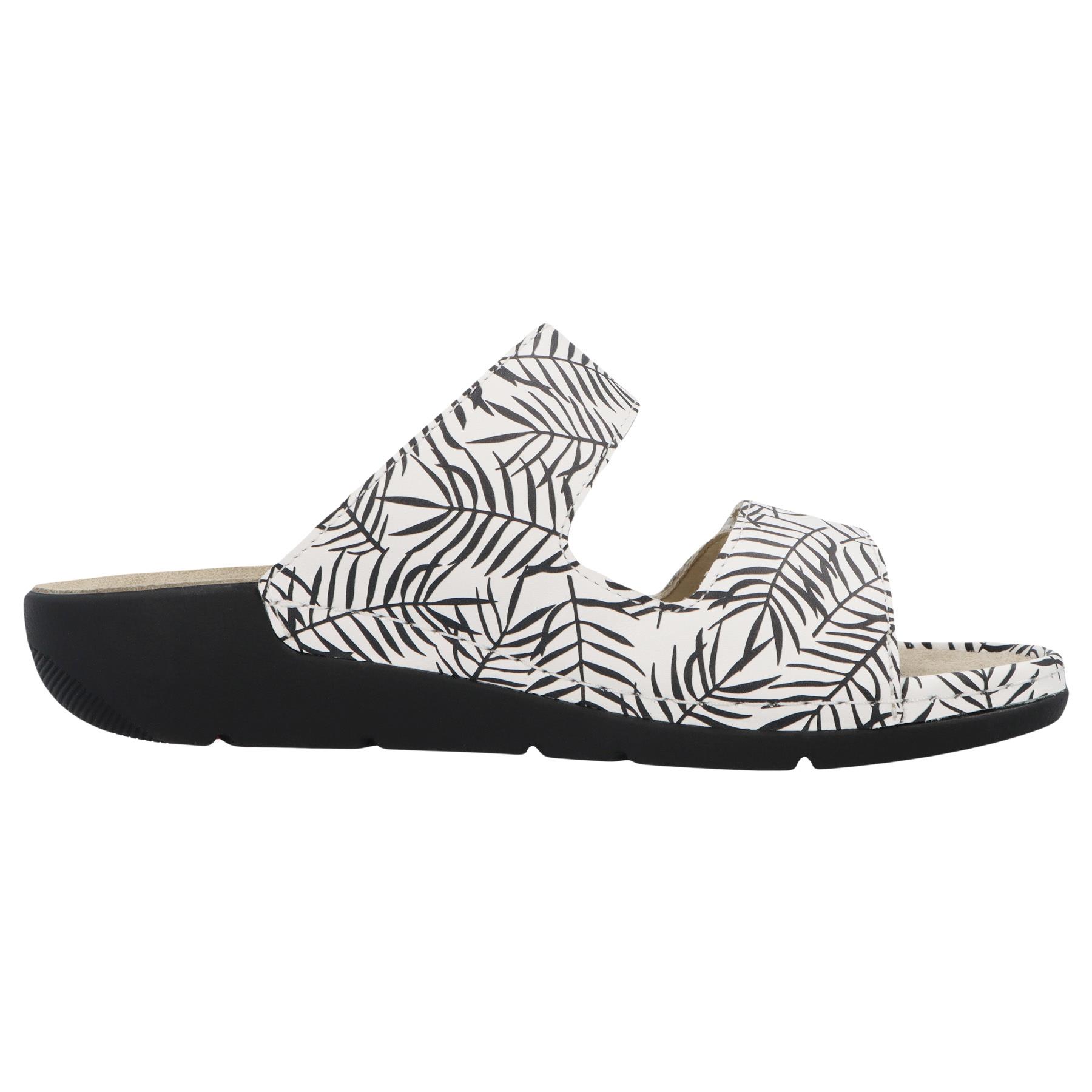 weiße pantolette seitenansicht rechts