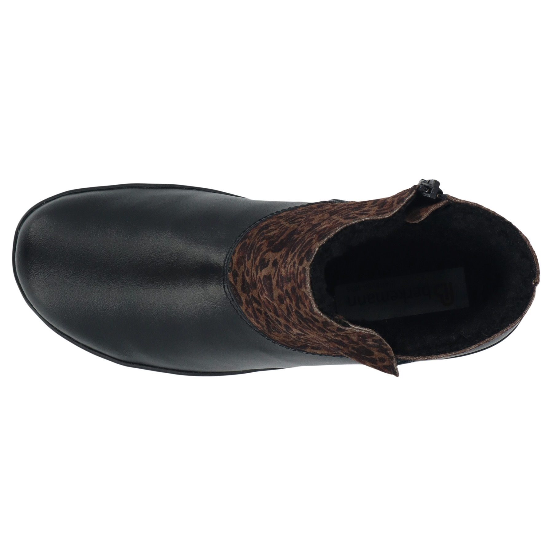 schwarze stiefeletten draufsicht